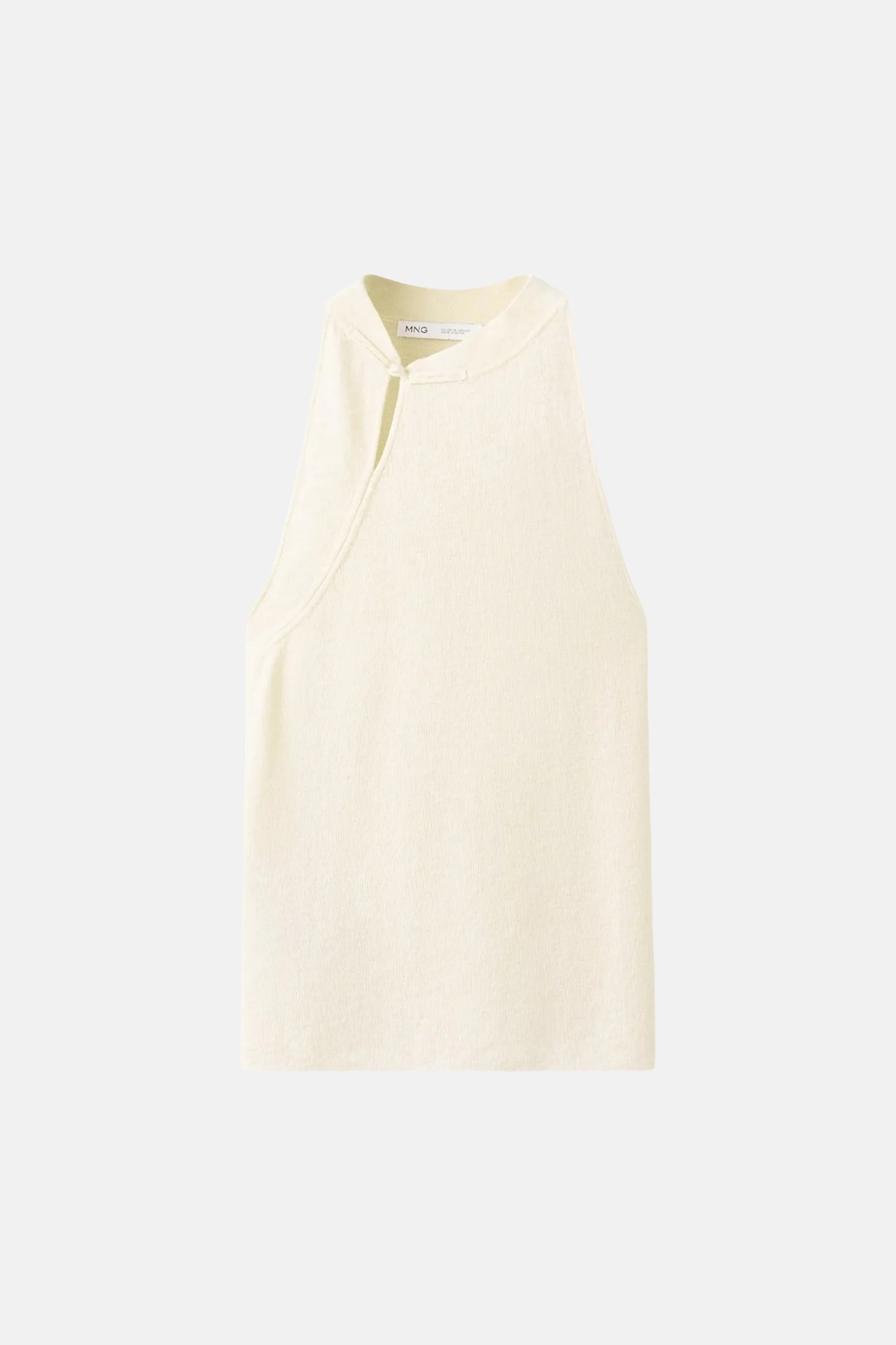 Blouse zonder mouwen - ecru - Image 5