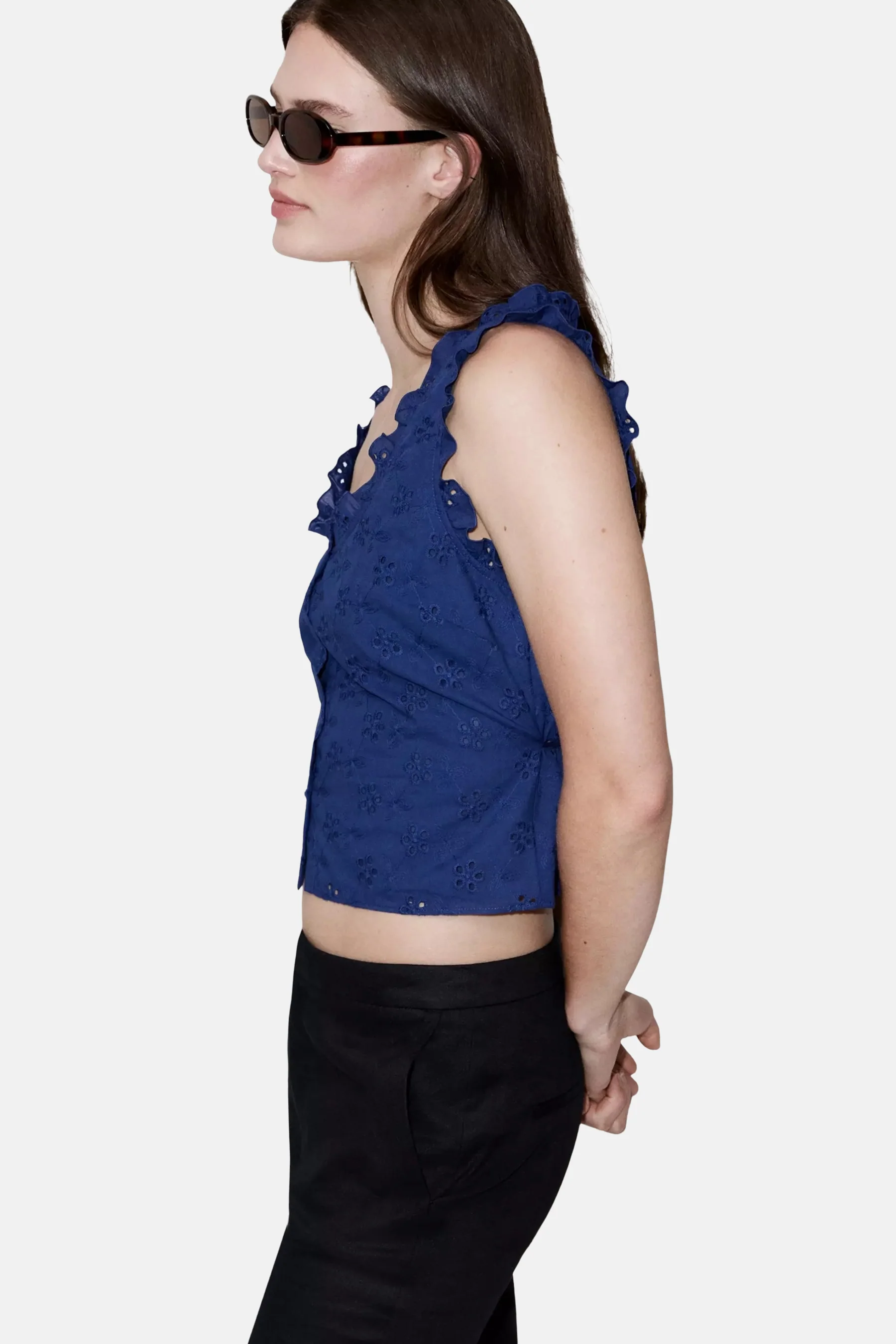 Blouse - blauw - Image 3