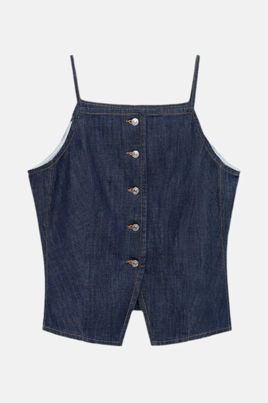 Blouse - Dark blue denim - Image 6