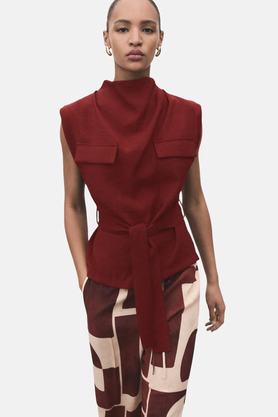 Blouse - bordeaux
