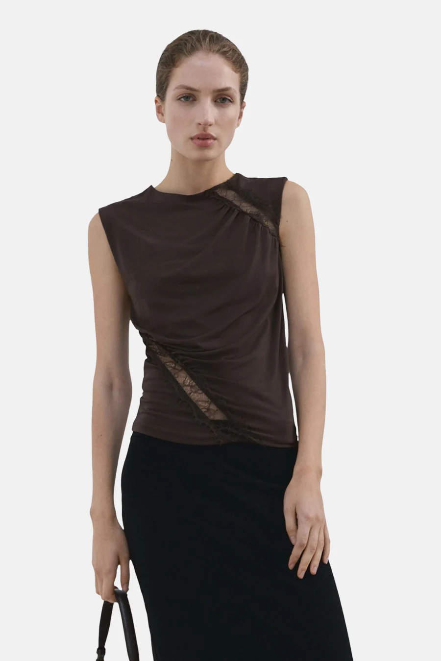 Blouse - bruin
