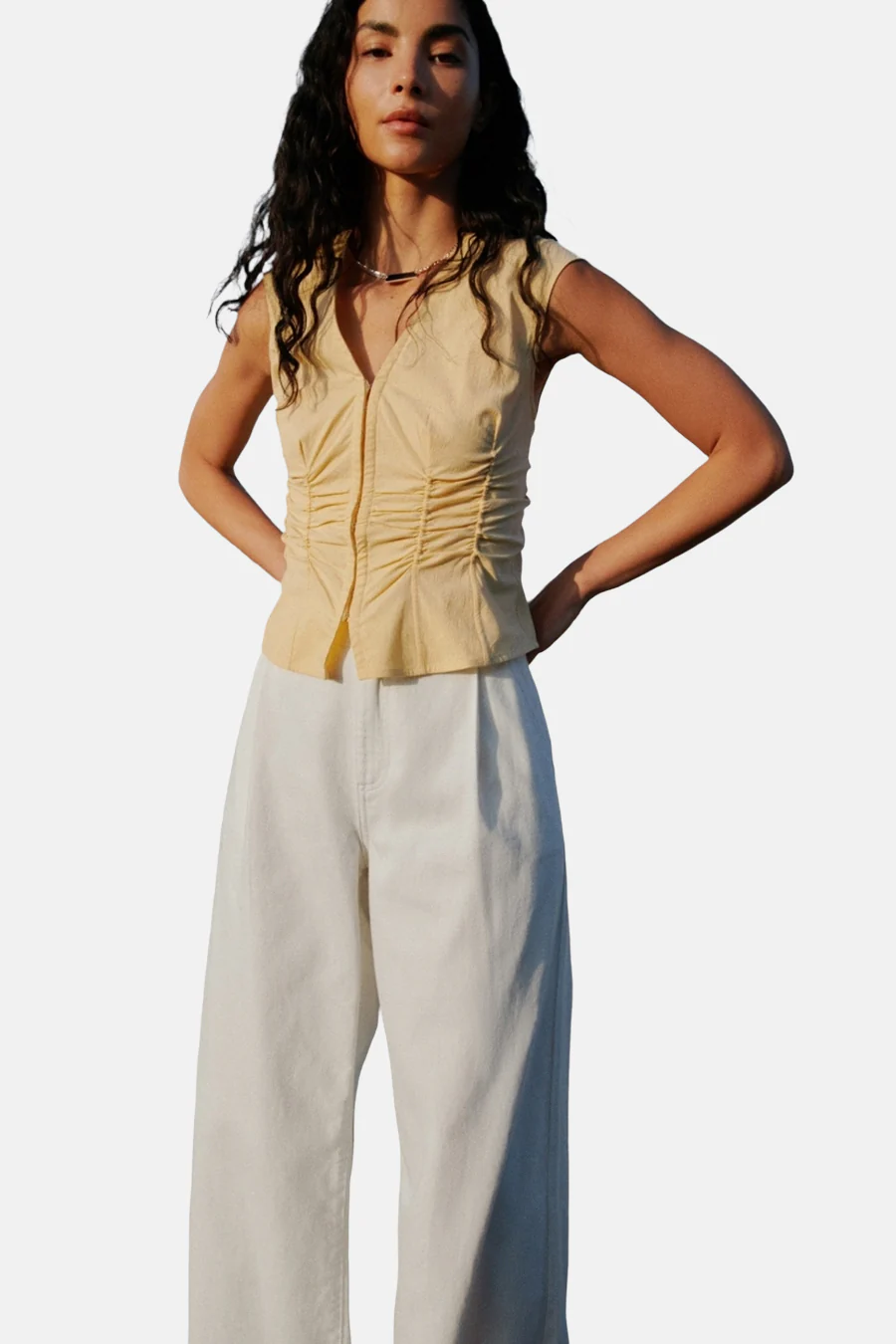 Blouse - Geel - Image 2