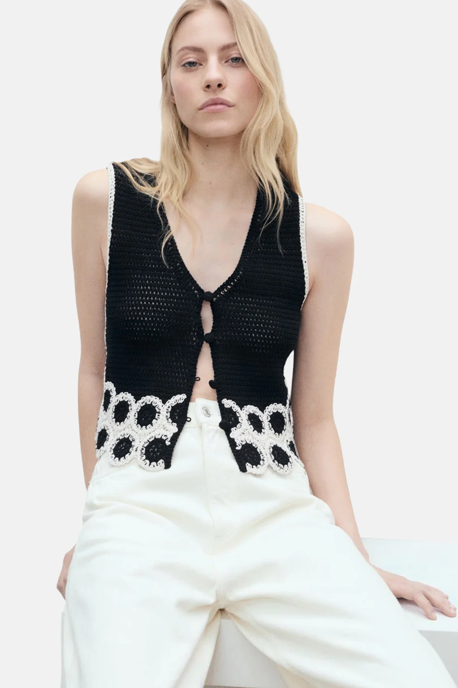 Blouse - Zwart - Image 4