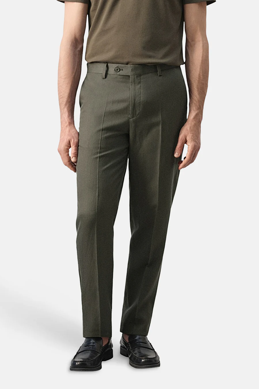 Broek - khaki