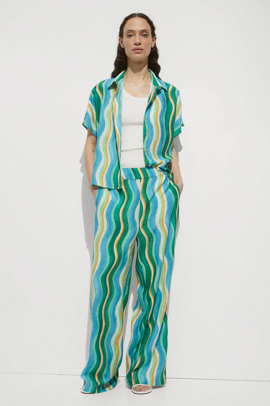 7/8 broek - groen - Image 2