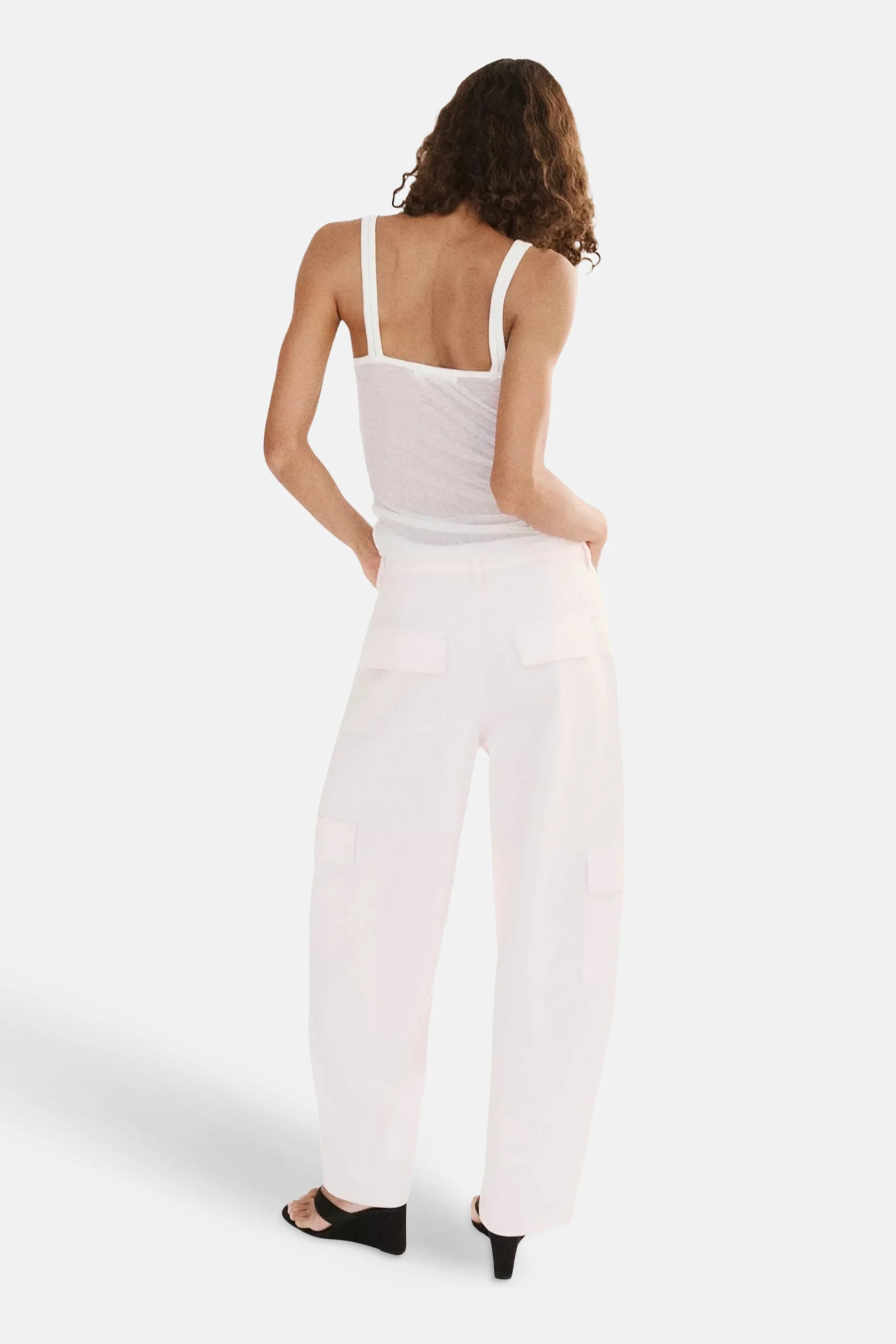 Cargobroek roze - MANGO - Image 3