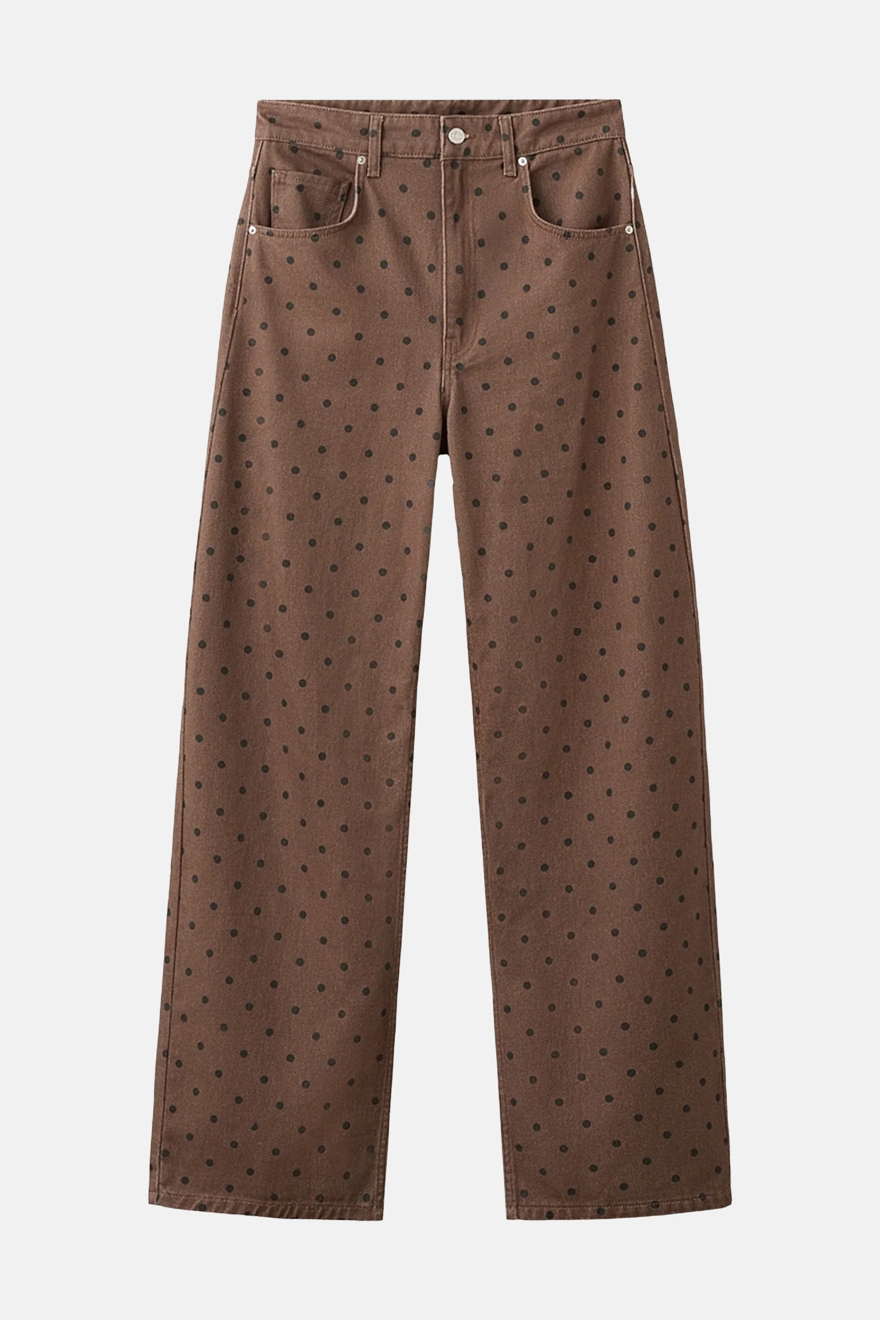 Colored jeans - Bruin