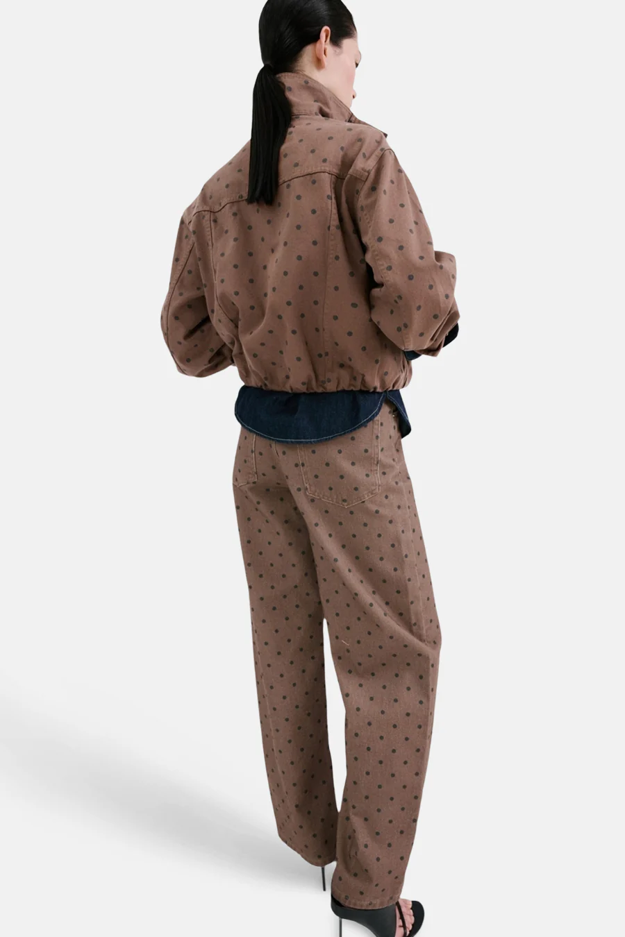 Colored jeans - Bruin - Image 4