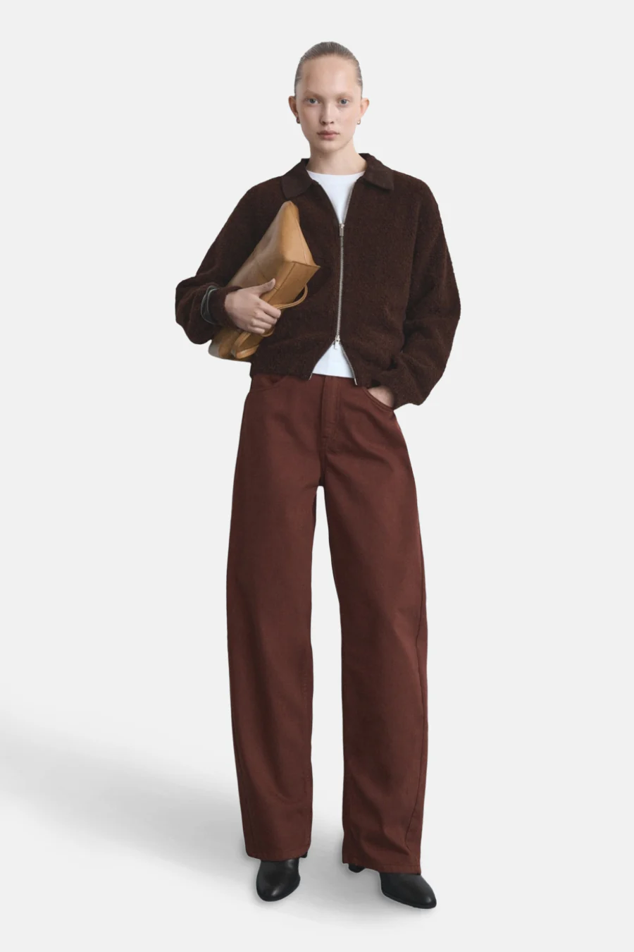 Colored jeans - bruin - Image 3