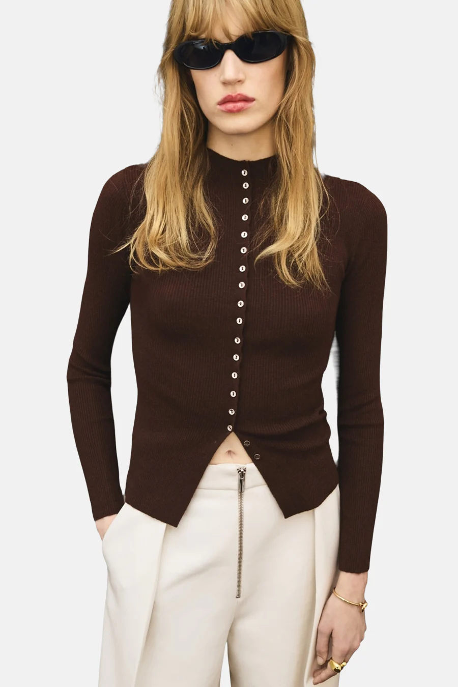 Gilet - bruin