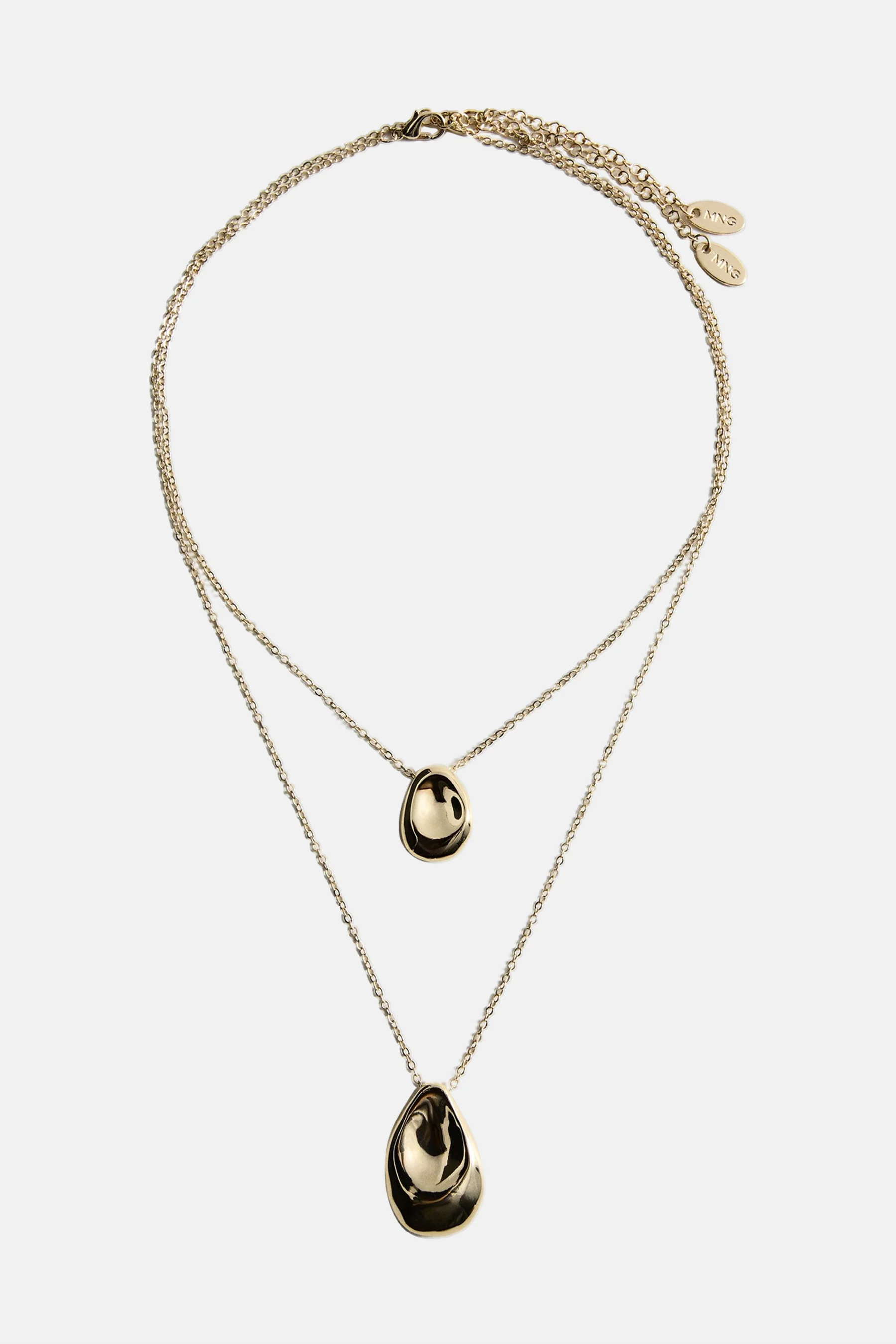 Korte halsketting - goud
