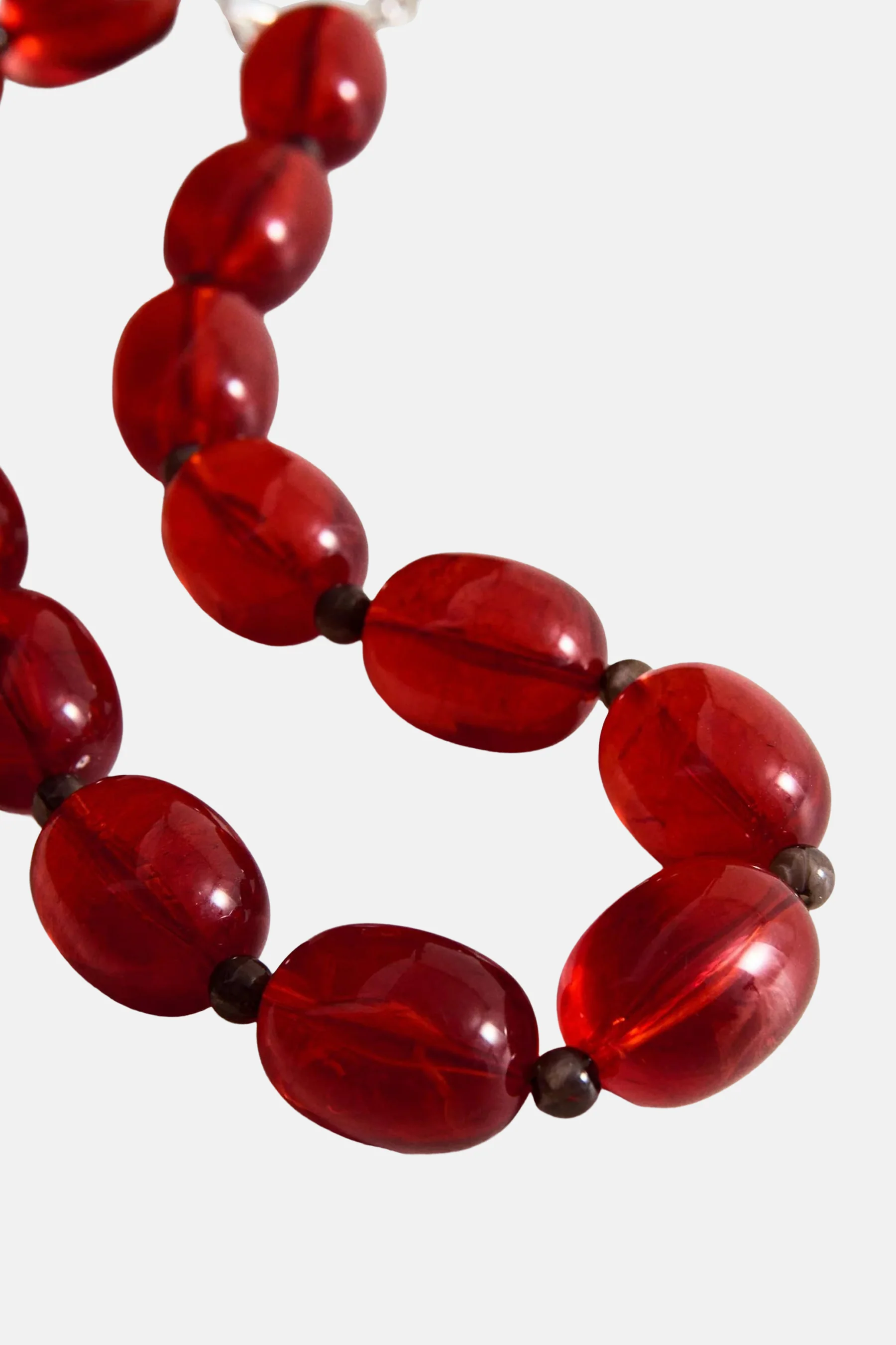 Korte halsketting - rood - Image 2
