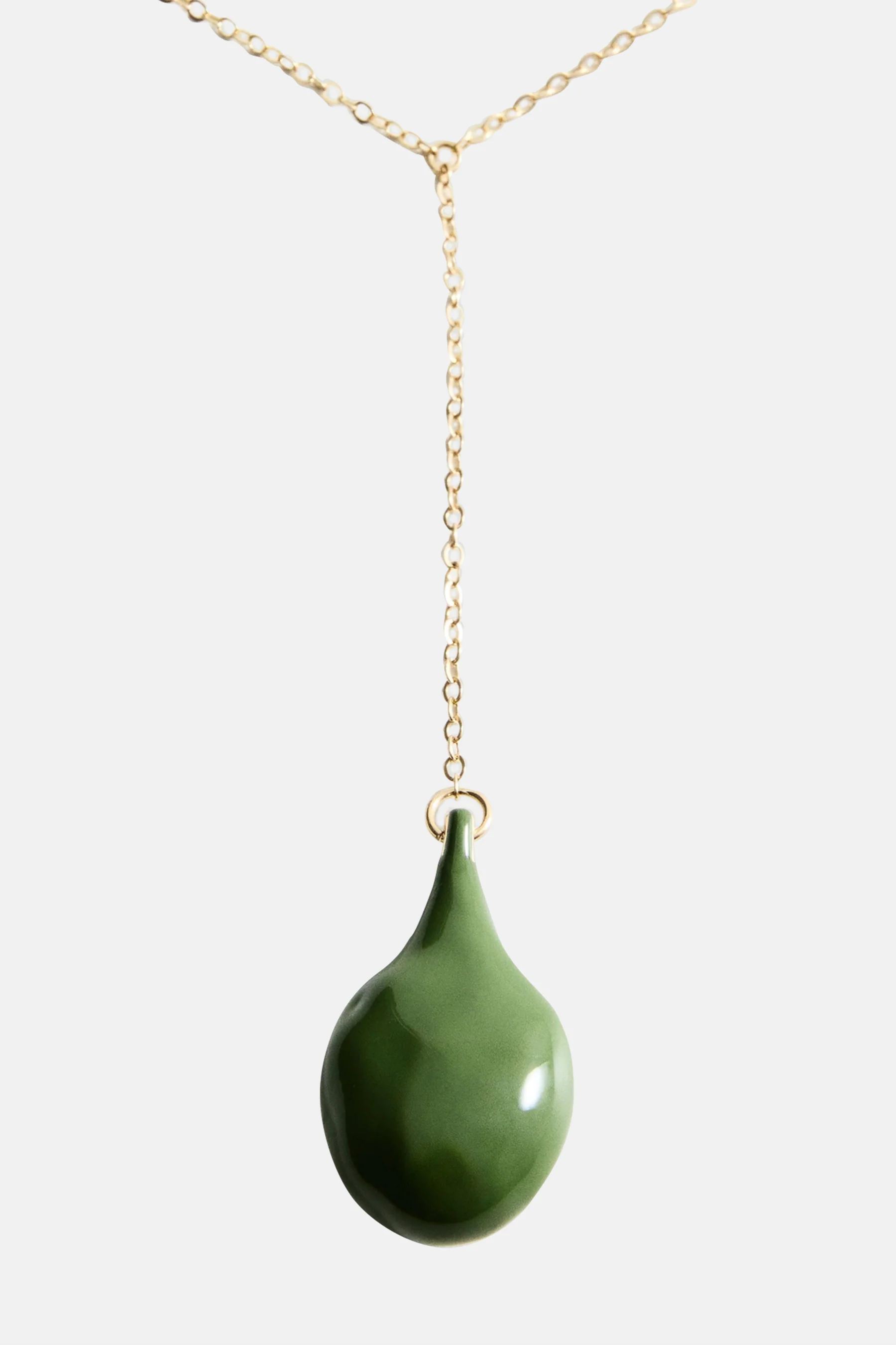 Lange halsketting - Groen