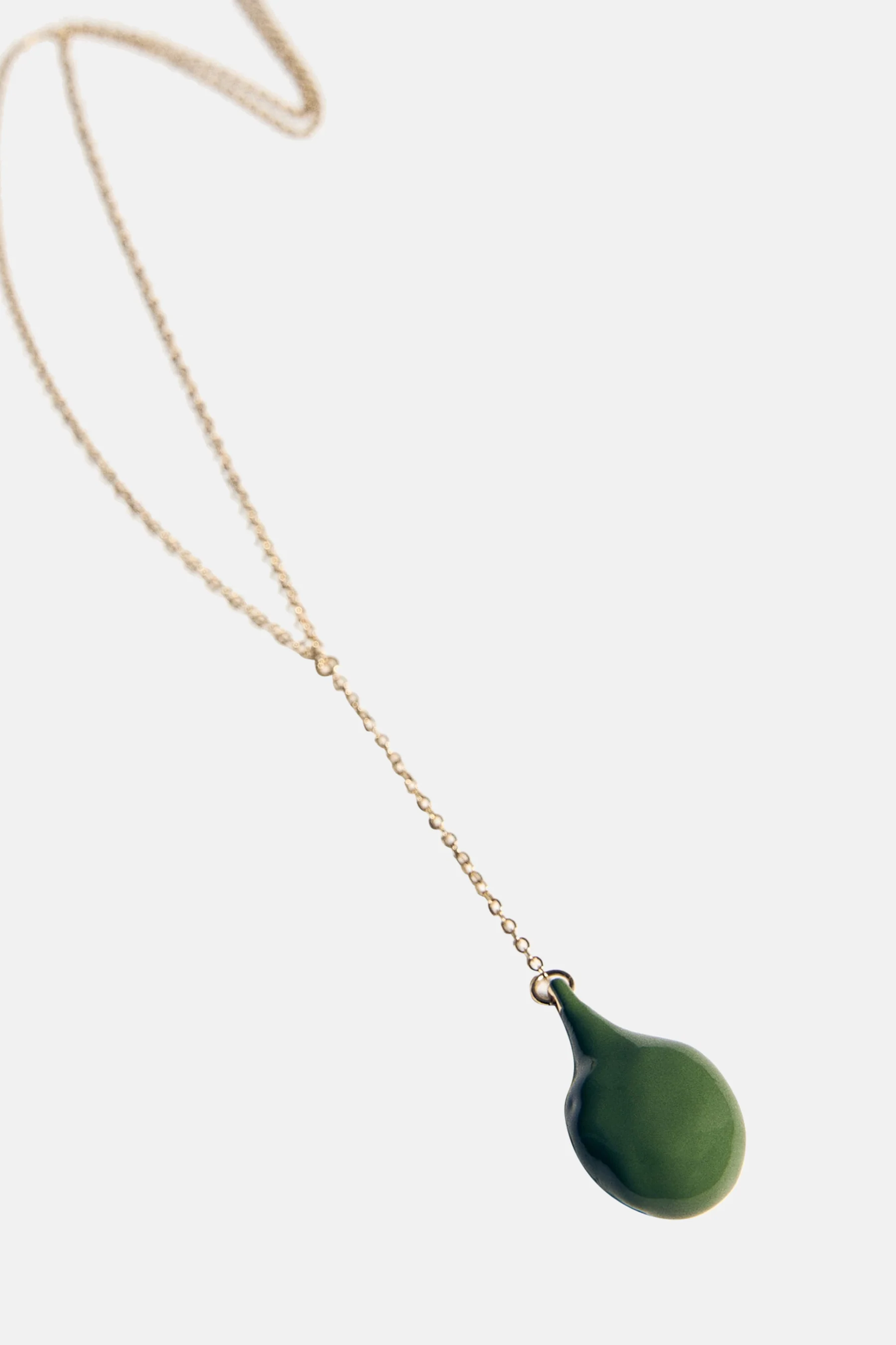 Lange halsketting - Groen - Image 2