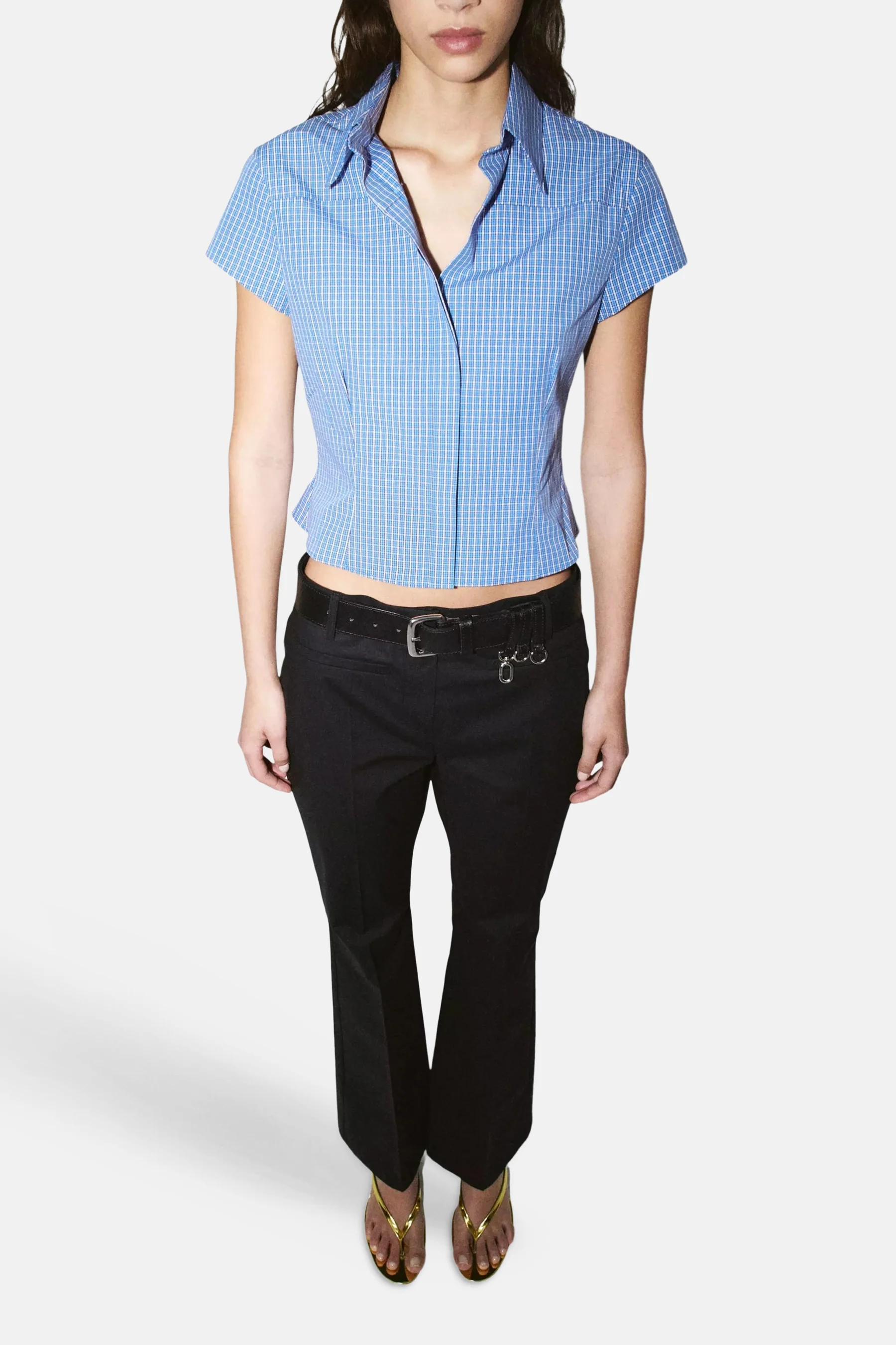 Hemd met korte mouwen - Blauw - Image 2
