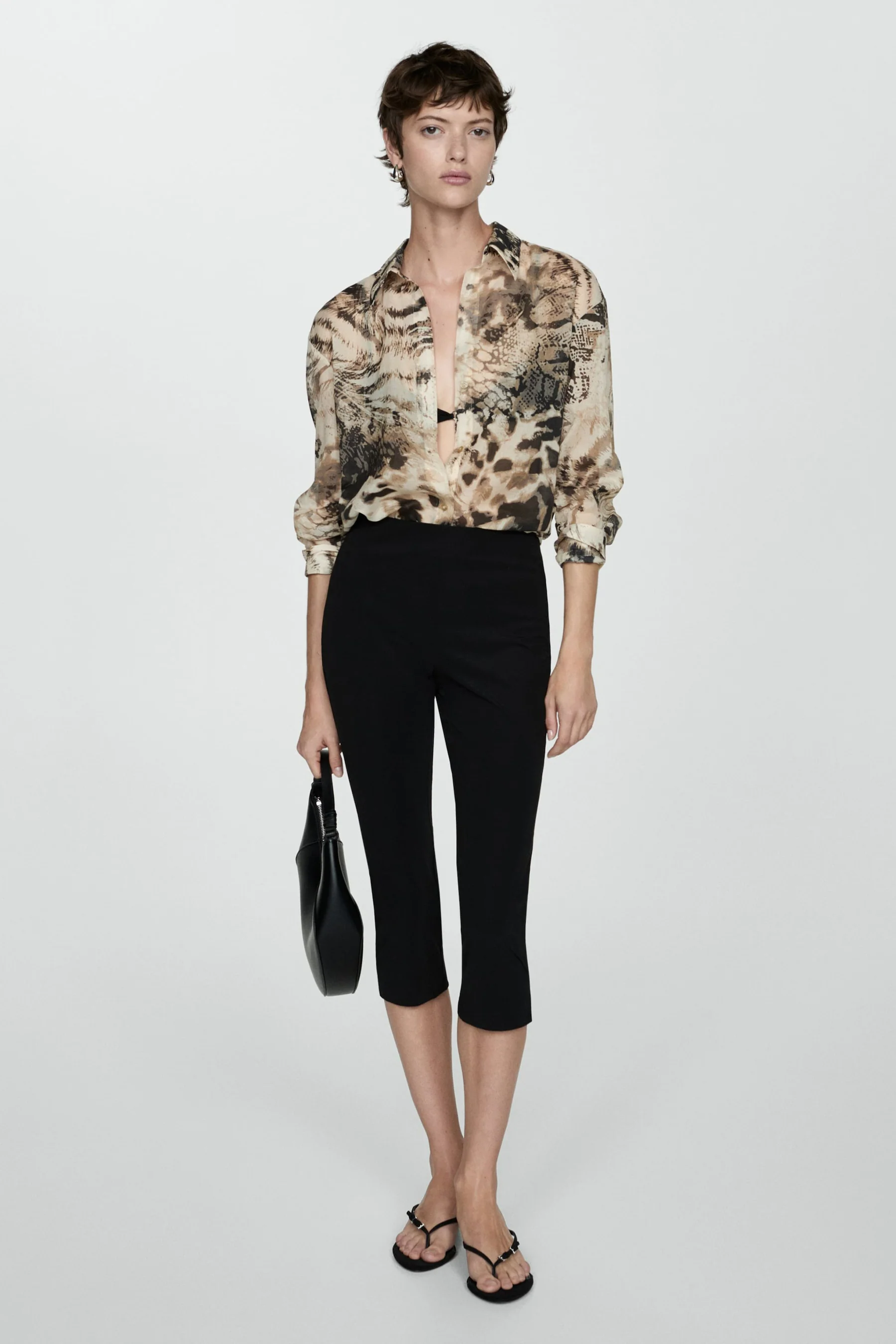 Blouse met lange mouwen - beige - Image 2
