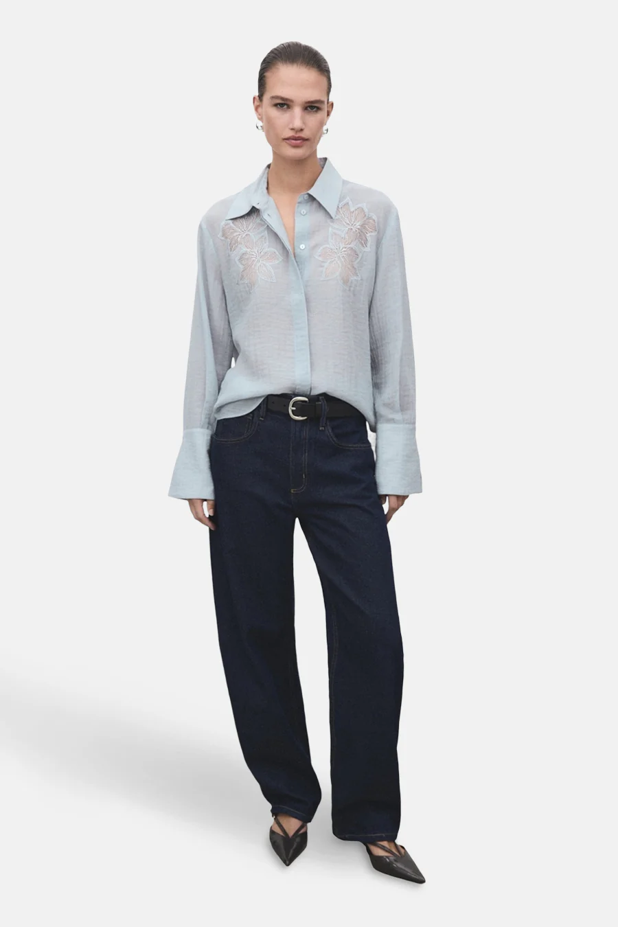 Hemd met lange mouwen - blauw - Image 2