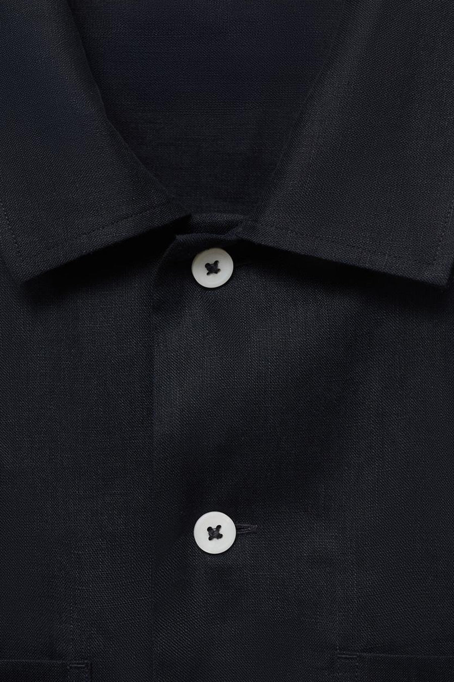 Hemd met lange mouwen - Donkerblauw - Image 5