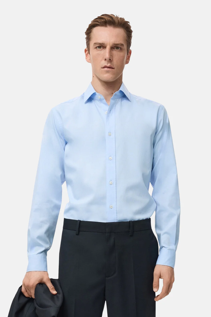 Hemd met lange mouwen - blauw