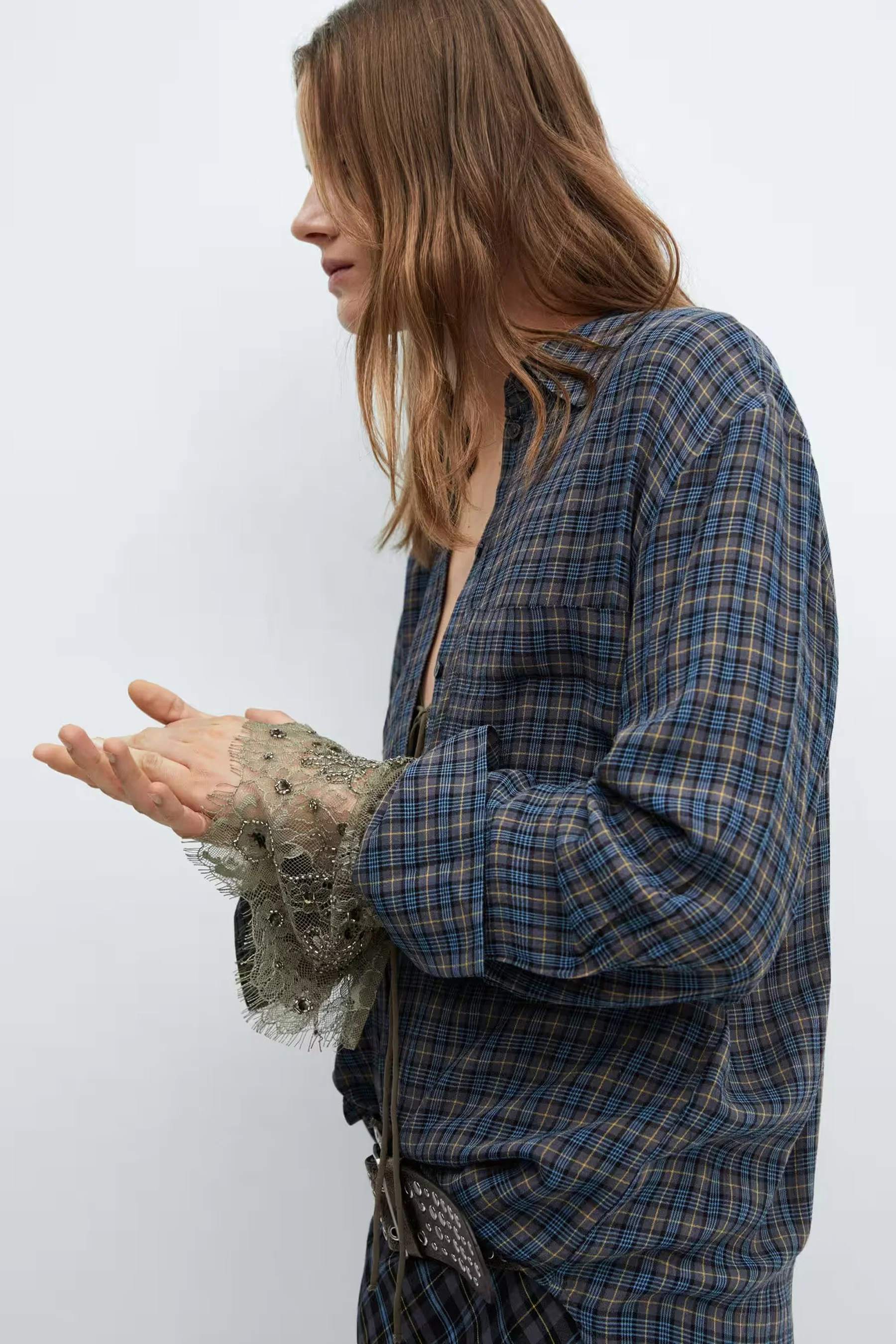 Hemd met lange mouwen - blauw - Image 5