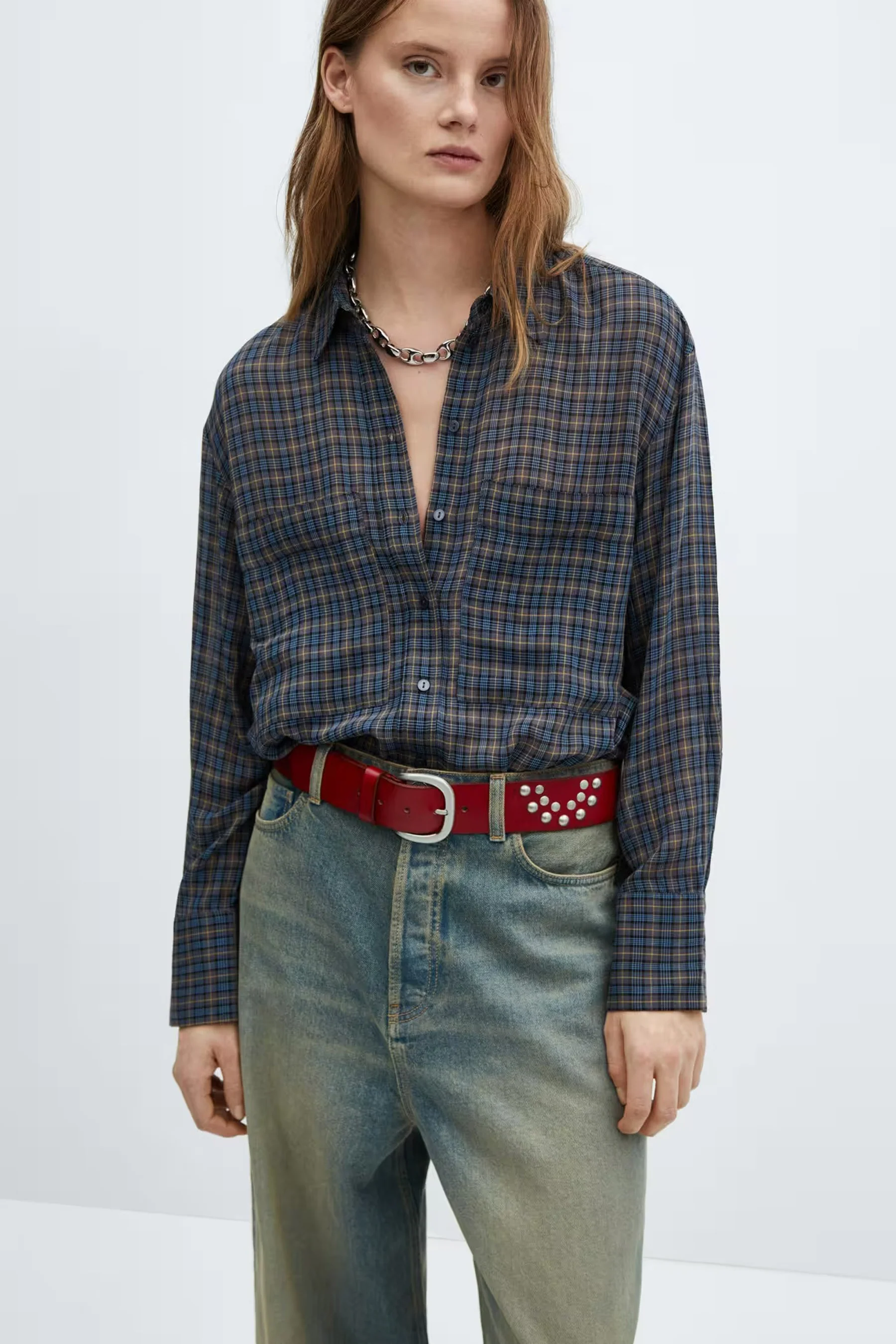 Hemd met lange mouwen - blauw - Image 6