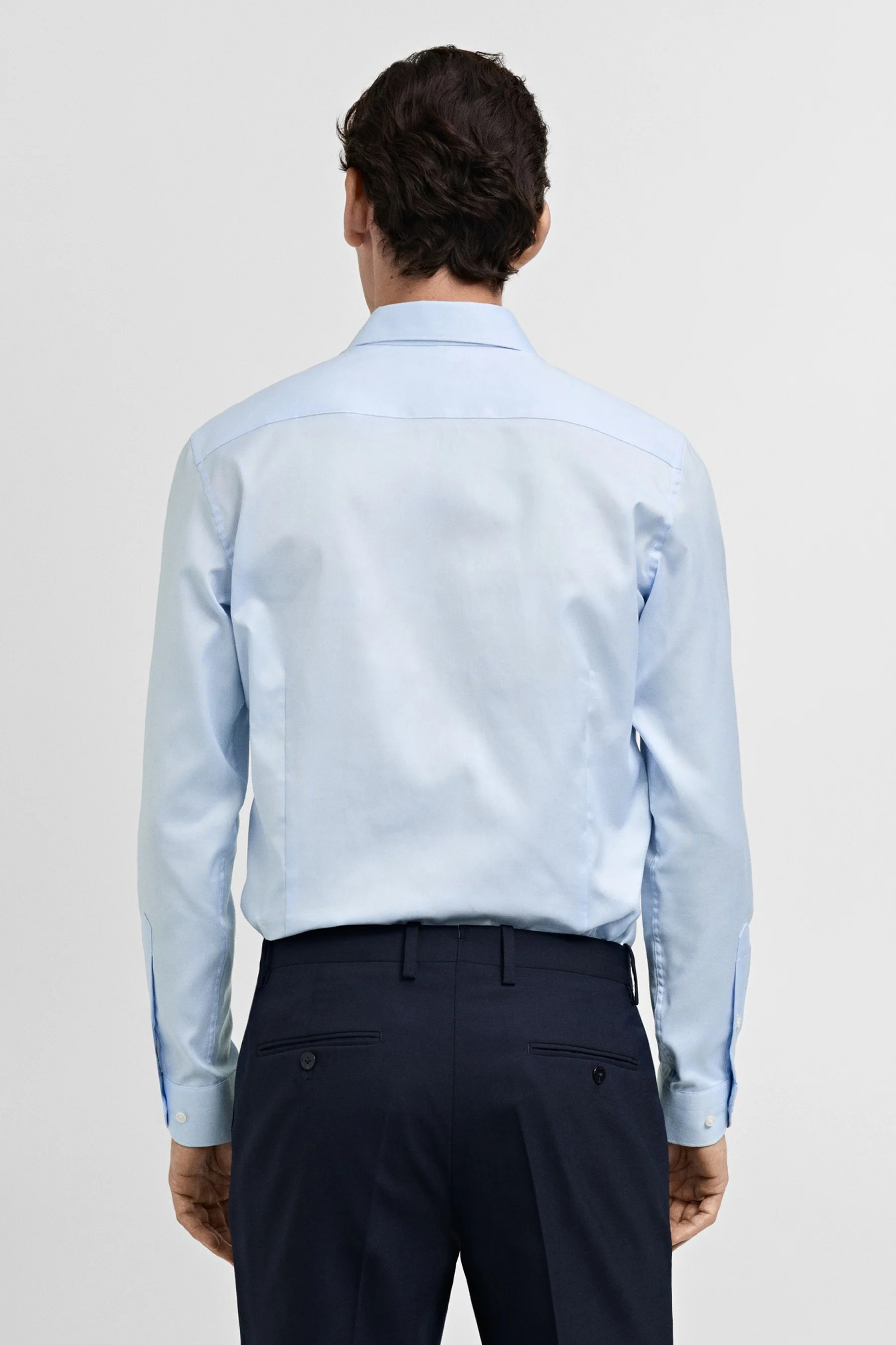 Hemd met lange mouwen - Lichtblauw - Image 3