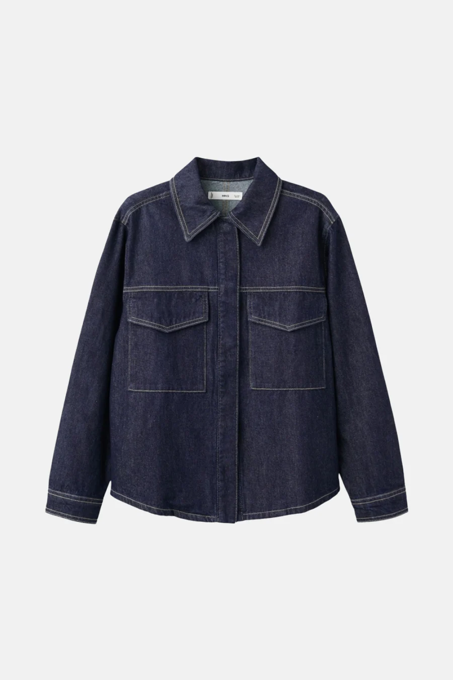Hemd met lange mouwen - Dark blue denim - Image 5