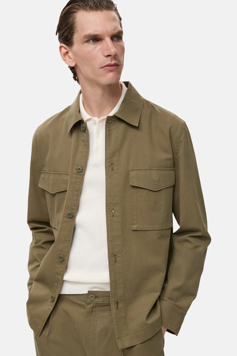 Hemd (lange mouwen) groen - MANGO