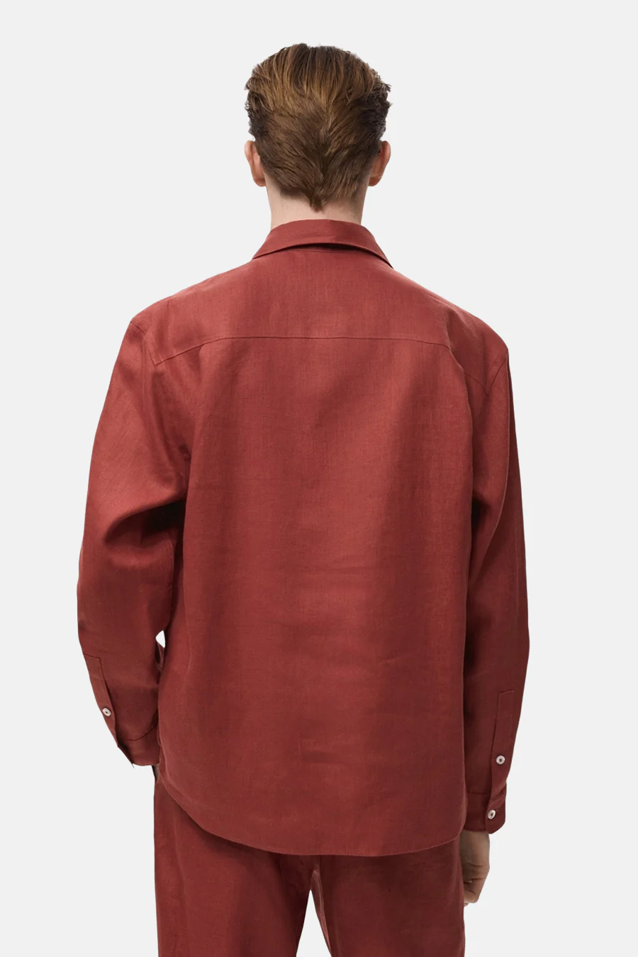 Hemd met lange mouwen - rood - Image 3