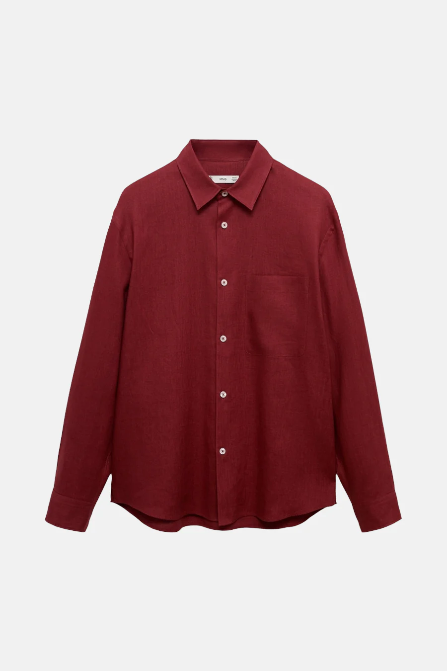 Hemd met lange mouwen - rood - Image 6