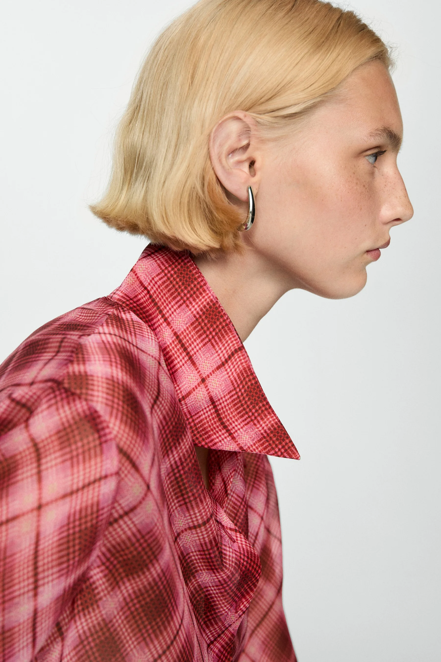 Hemd met lange mouwen - rood - Image 4