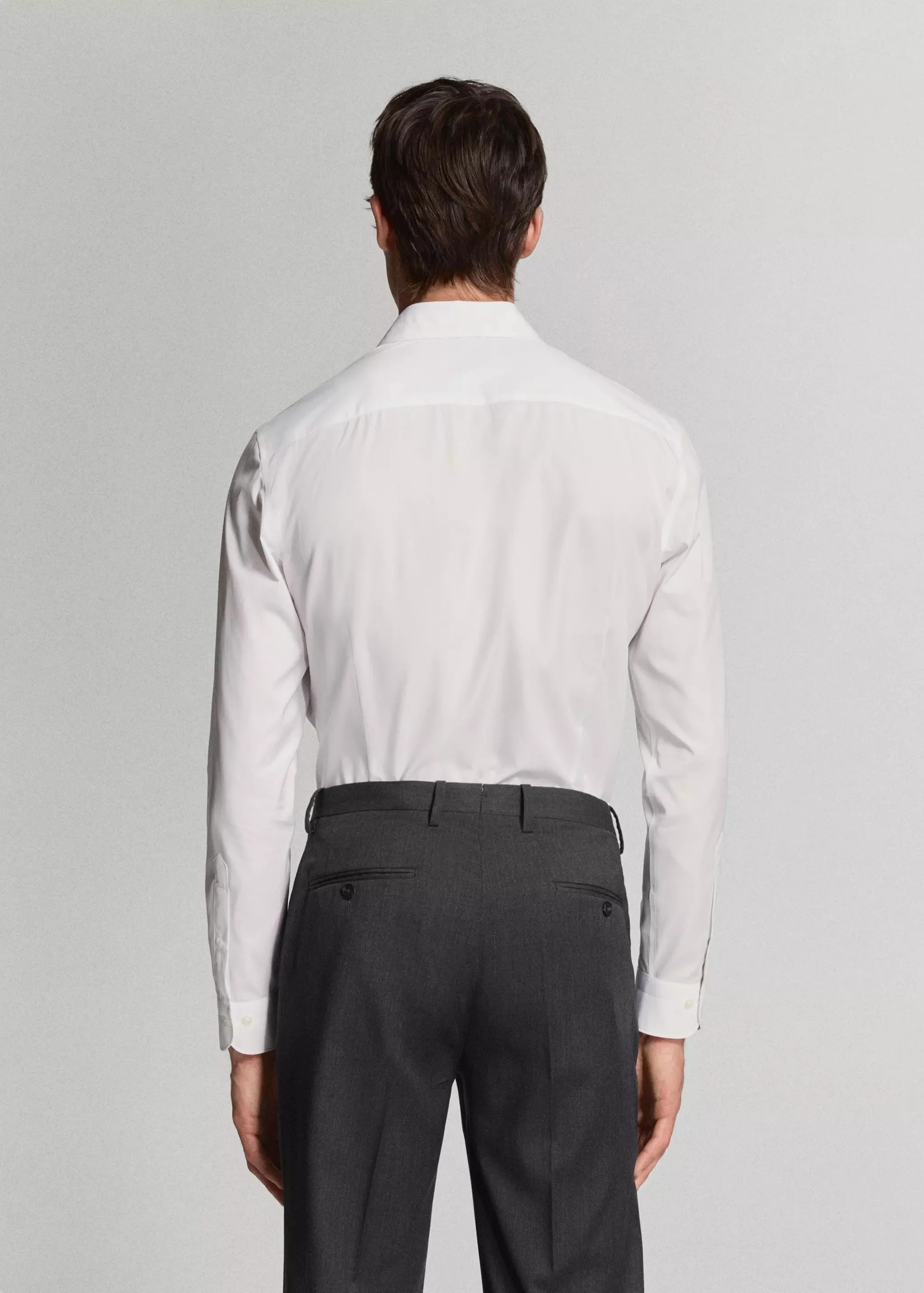 Hemd (lange mouwen) wit - MANGO - Image 3