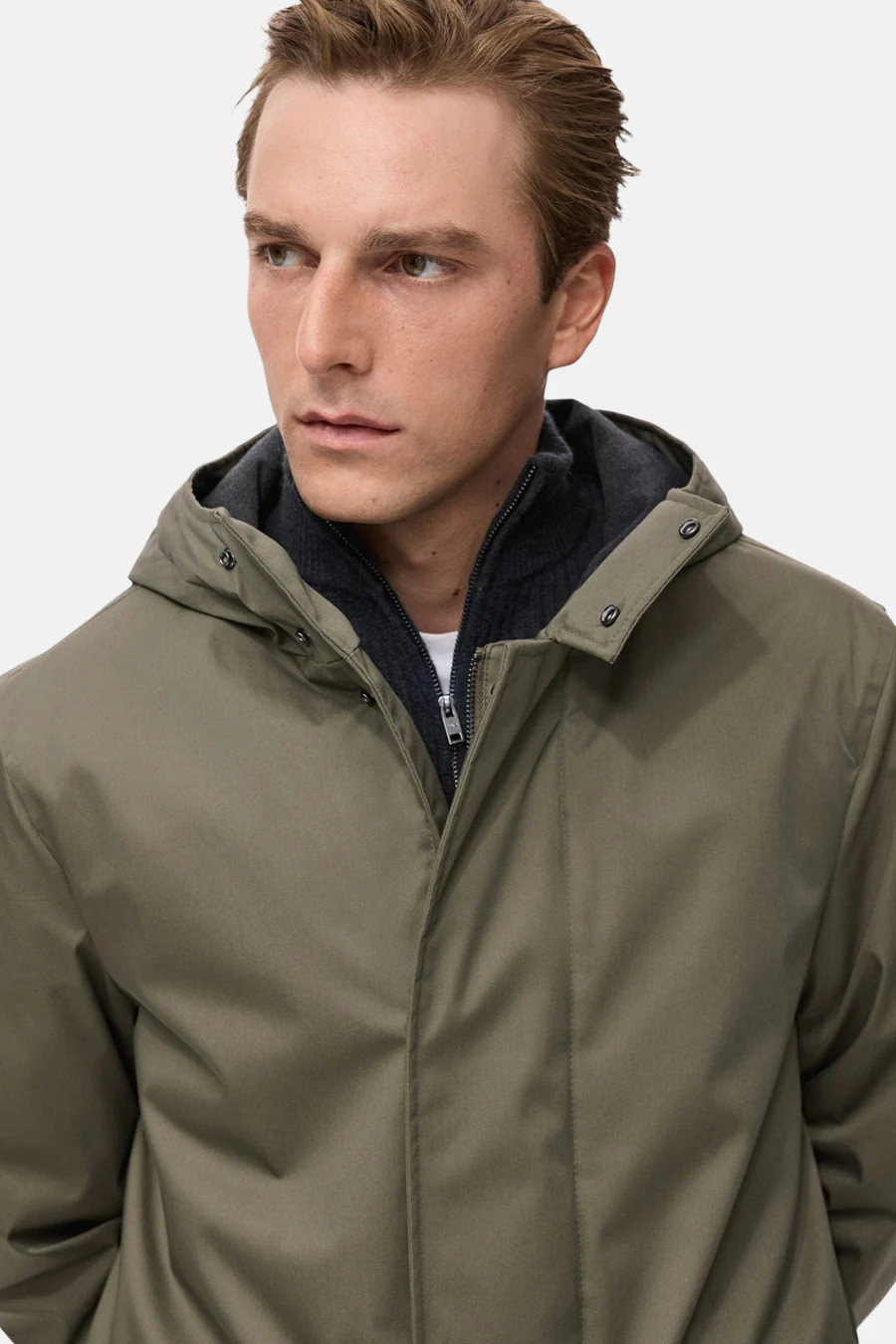 Korte jas - khaki - Image 4