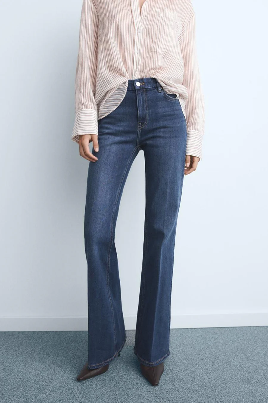 VIOLETA - dark blue denim