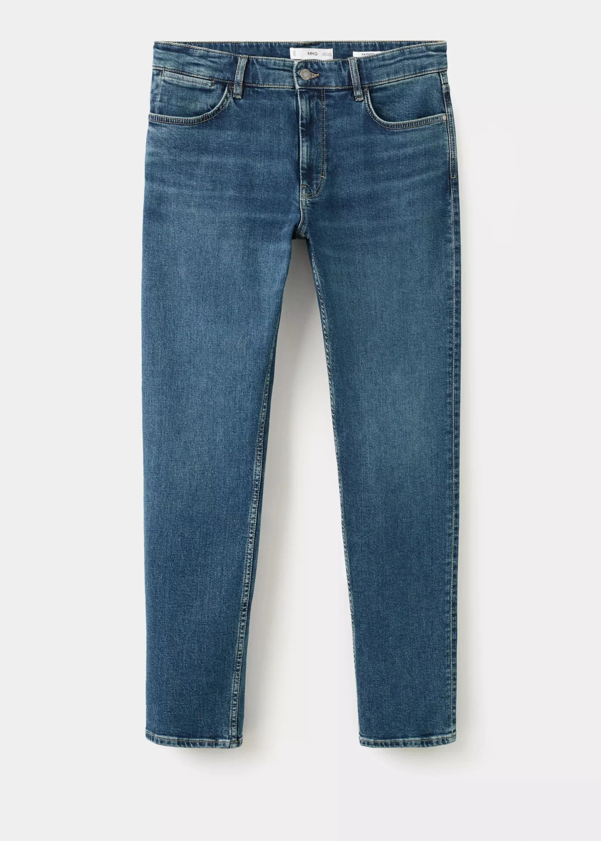 Jeans slim mid blue denim - MANGO - Image 4