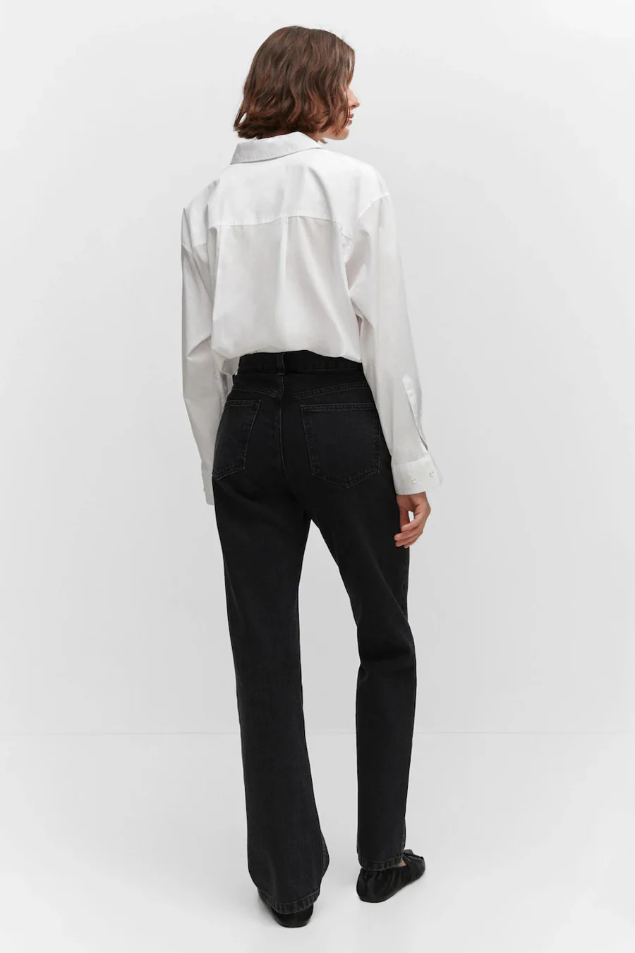 Straight jeans - dark grey denim - Image 3