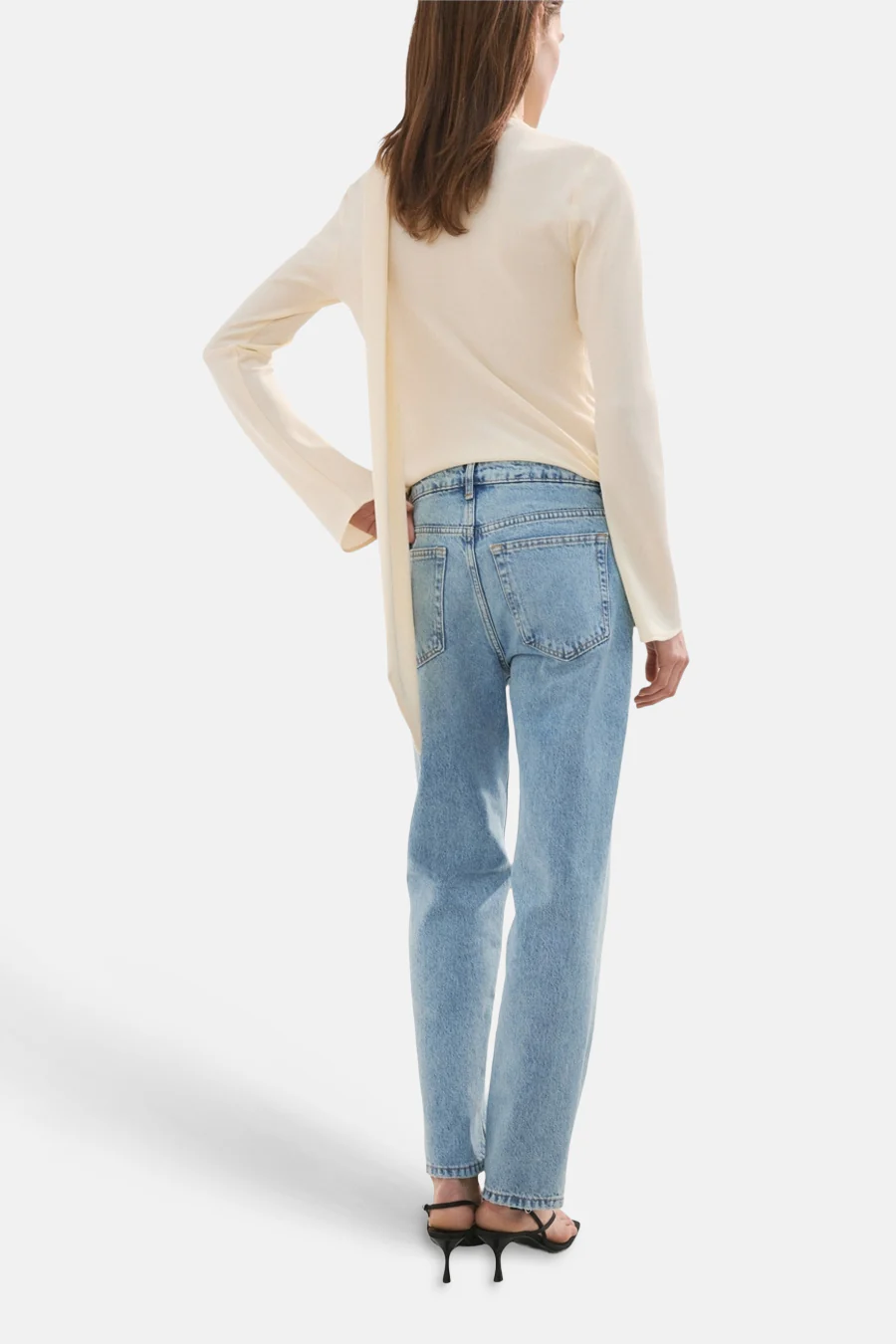 Jeans straight light blue denim - MANGO - Image 3