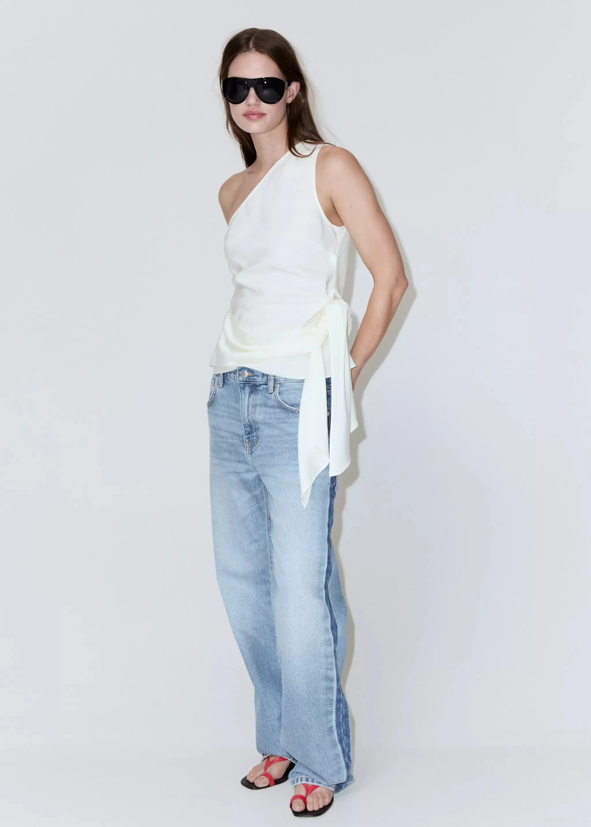 Jeans straight light blue denim - MANGO - Image 2