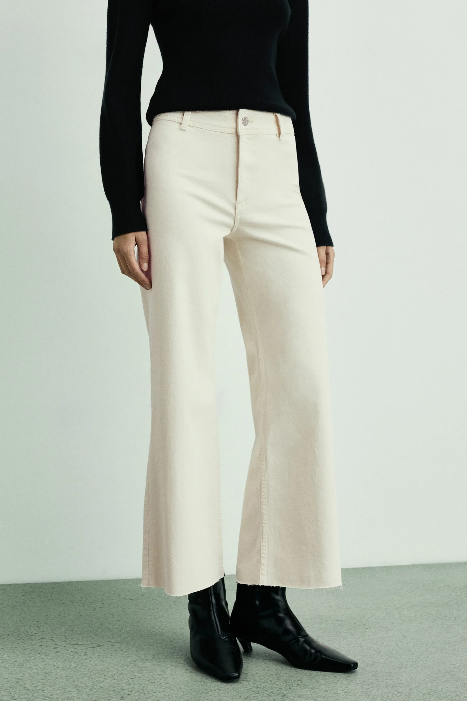 CATHERIN - off white denim