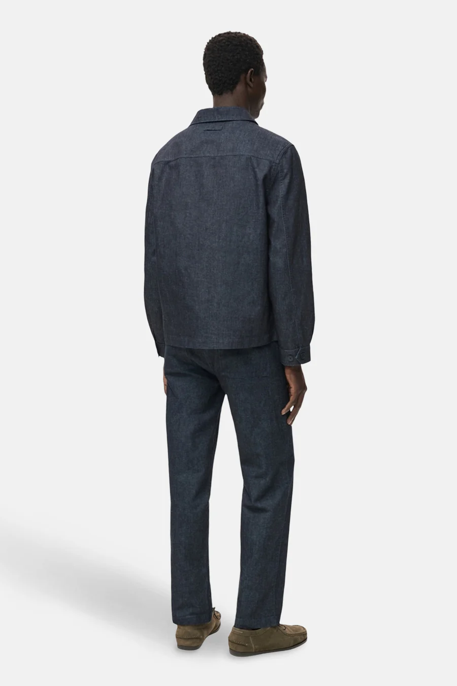 Jeansjas - Dark blue denim - Image 3