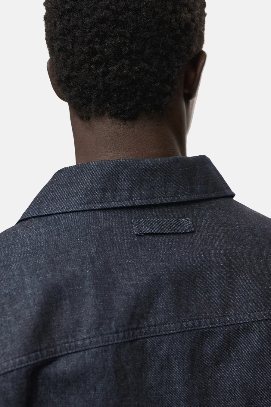 Jeansjas - Dark blue denim - Image 4
