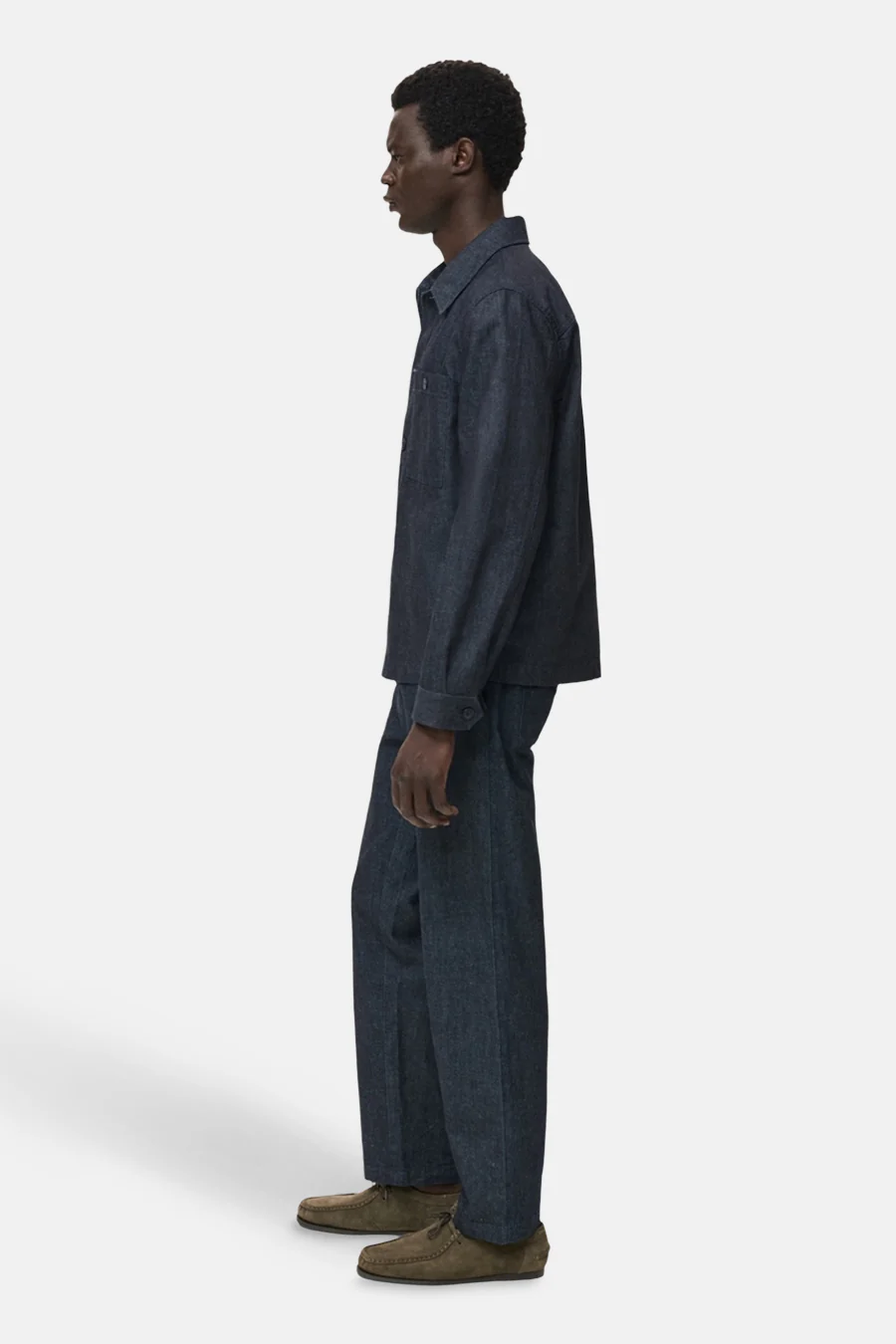 Jeansjas - Dark blue denim - Image 5