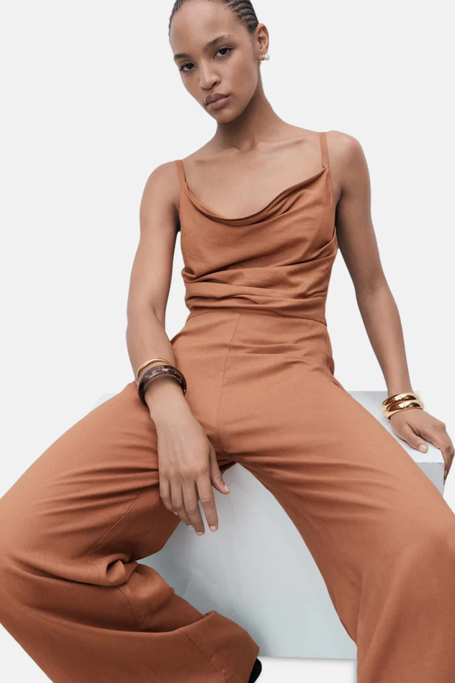 Jumpsuit - bruin - Image 4
