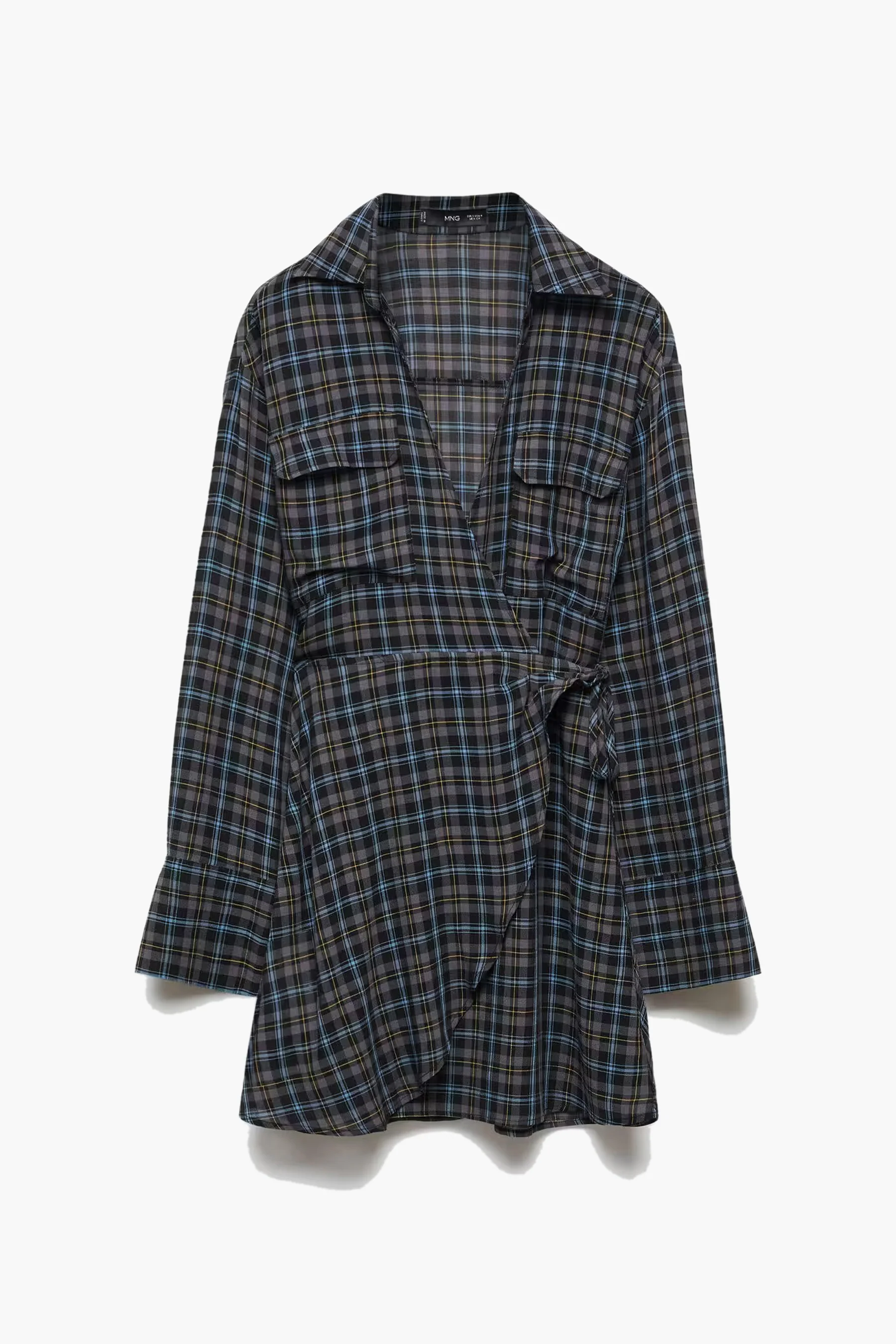 Kleedje met lange mouwen - blauw - Image 7