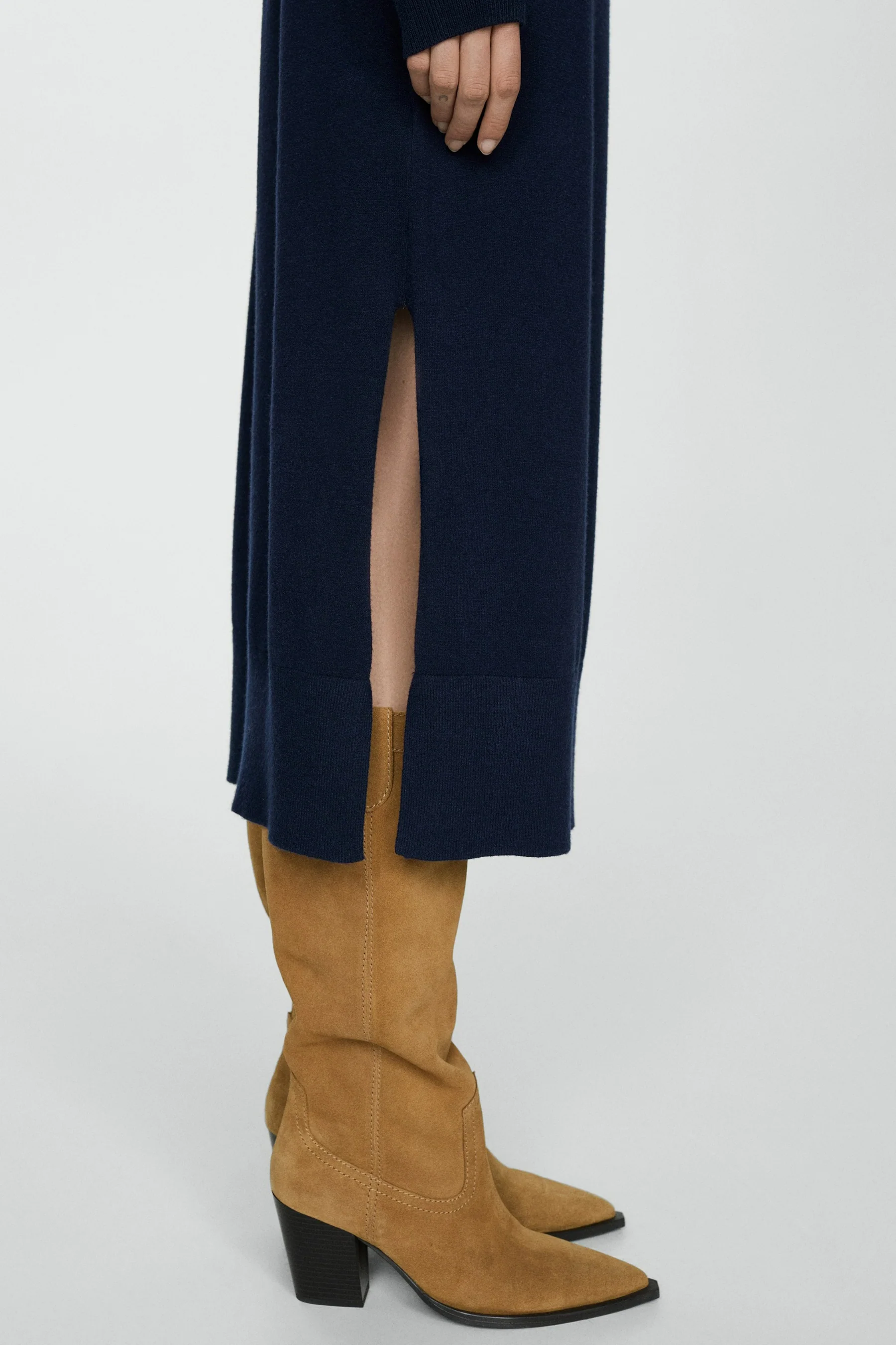 Kleedje met lange mouwen - blauw - Image 4