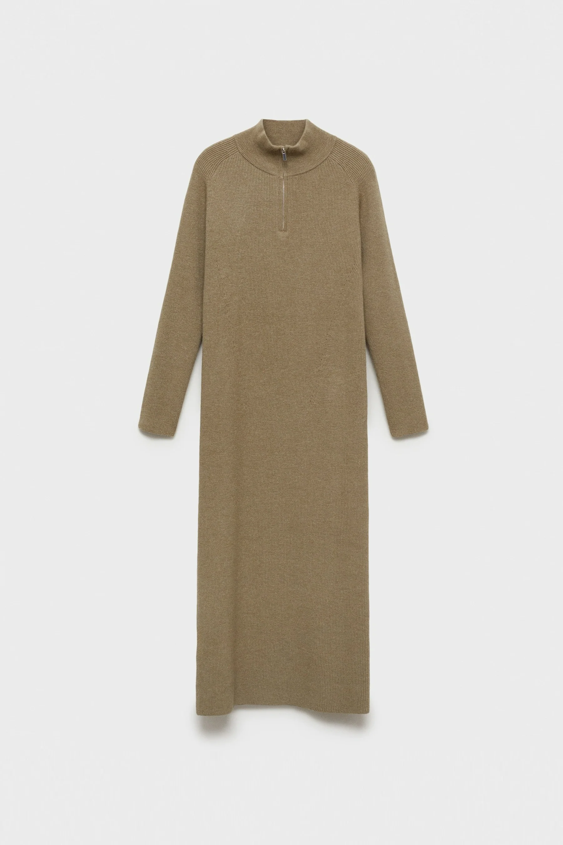 Kleedje met lange mouwen - bruin - Image 5