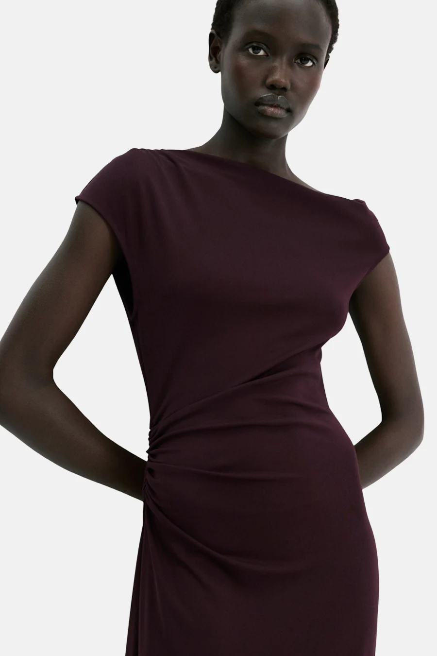 Kleedje - bordeaux - Image 3