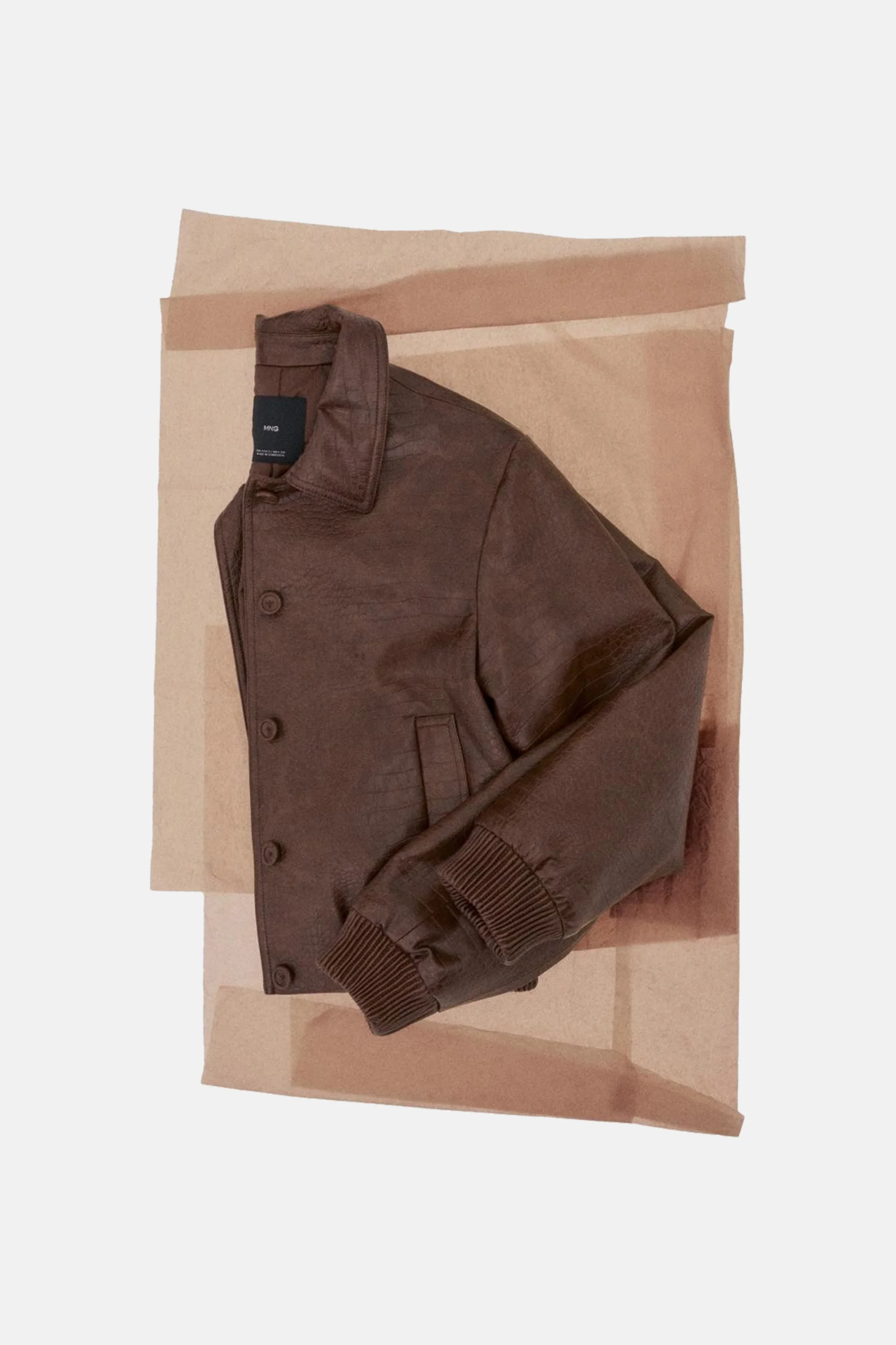 Korte jas bruin - MANGO - Image 5