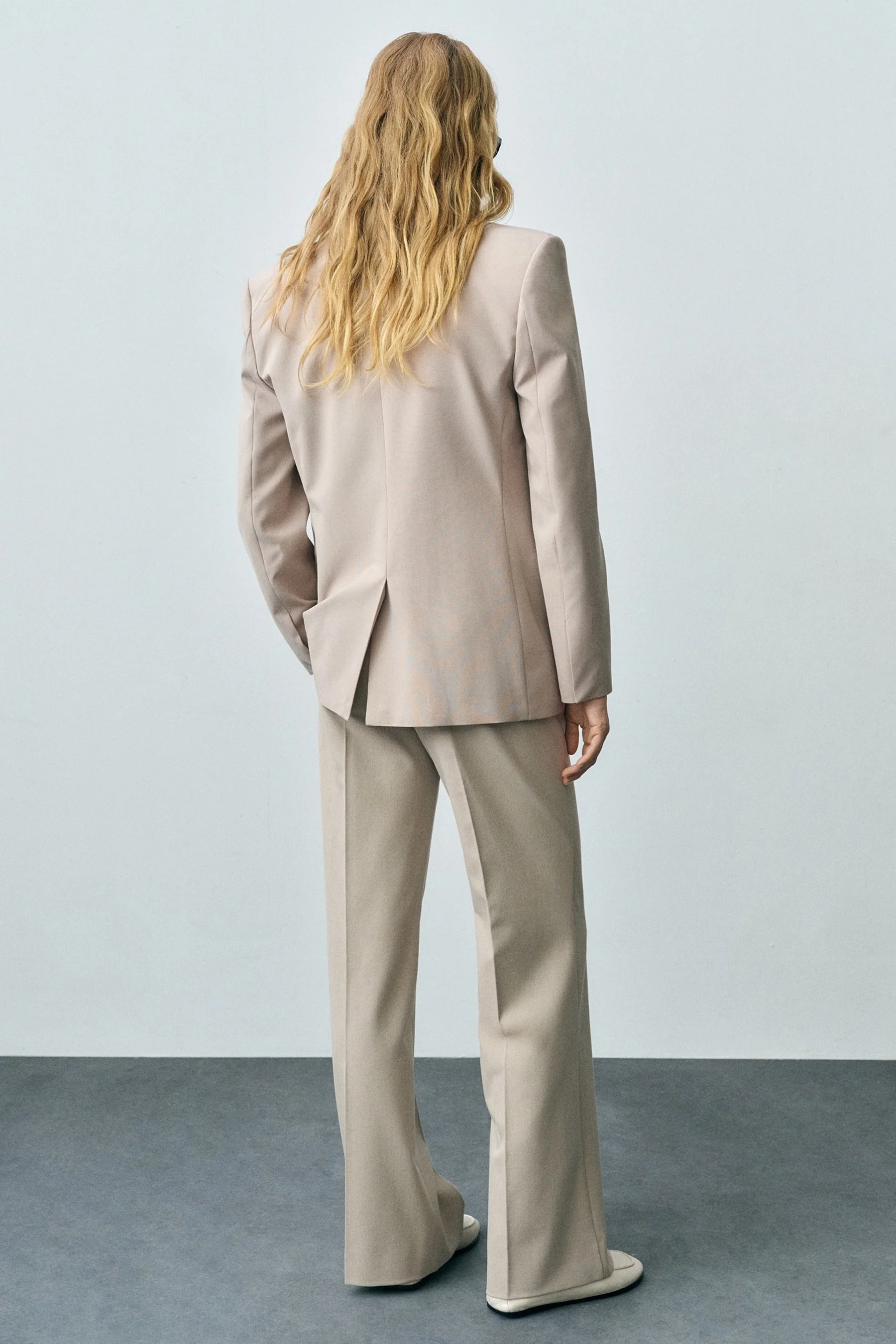Kostuumbroek - Beige - Image 3