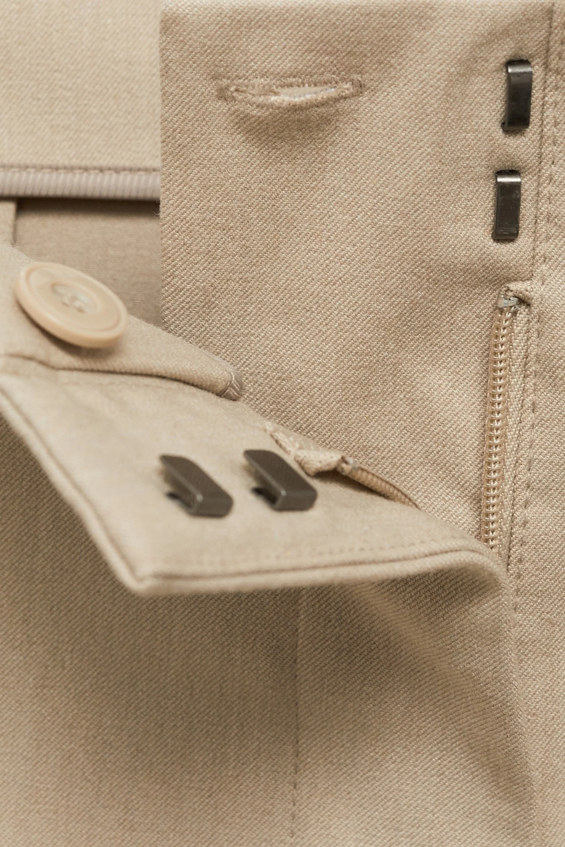 Kostuumbroek - Beige - Image 5